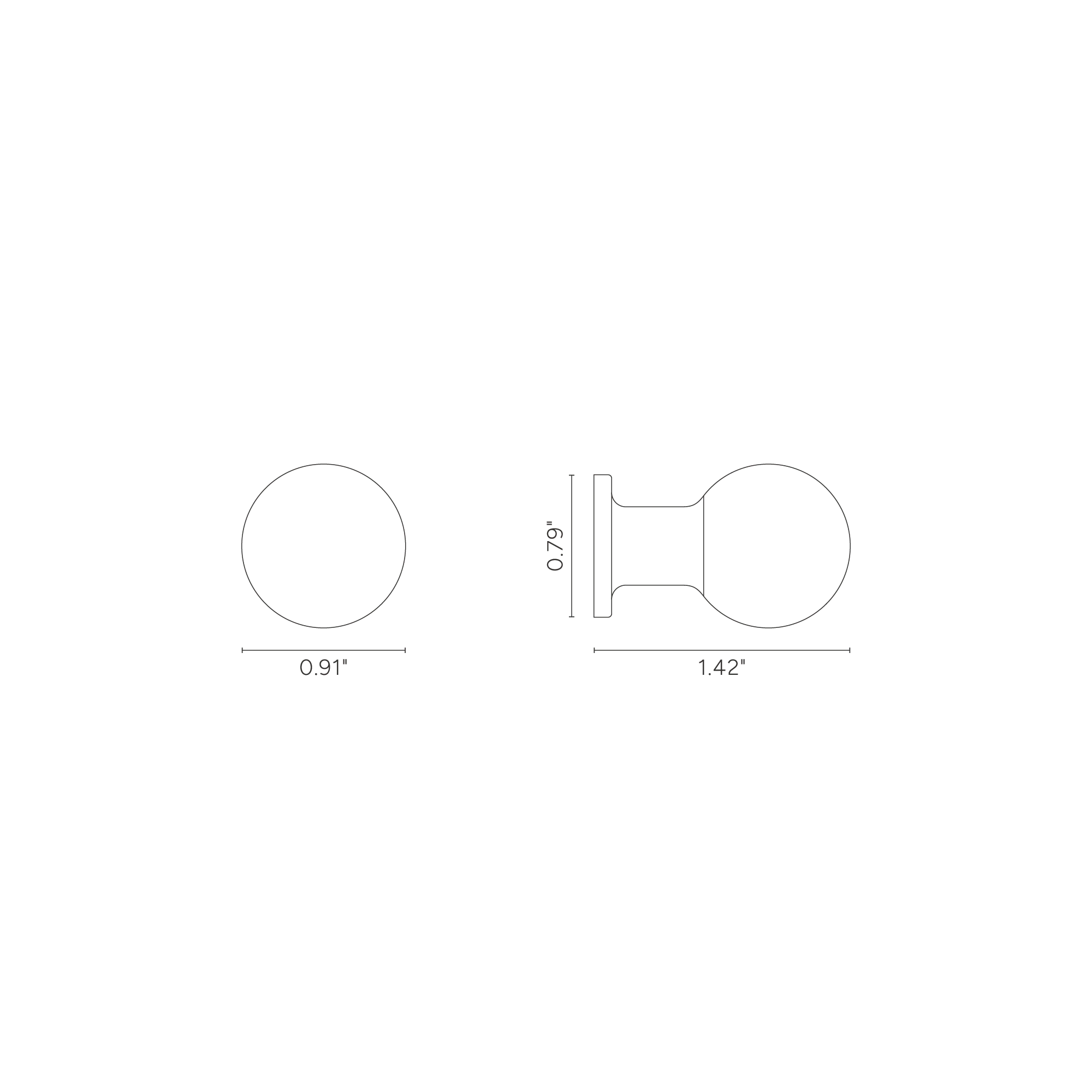 Bayswater Cabinet Knob Small - Polished Nickel - Image 3