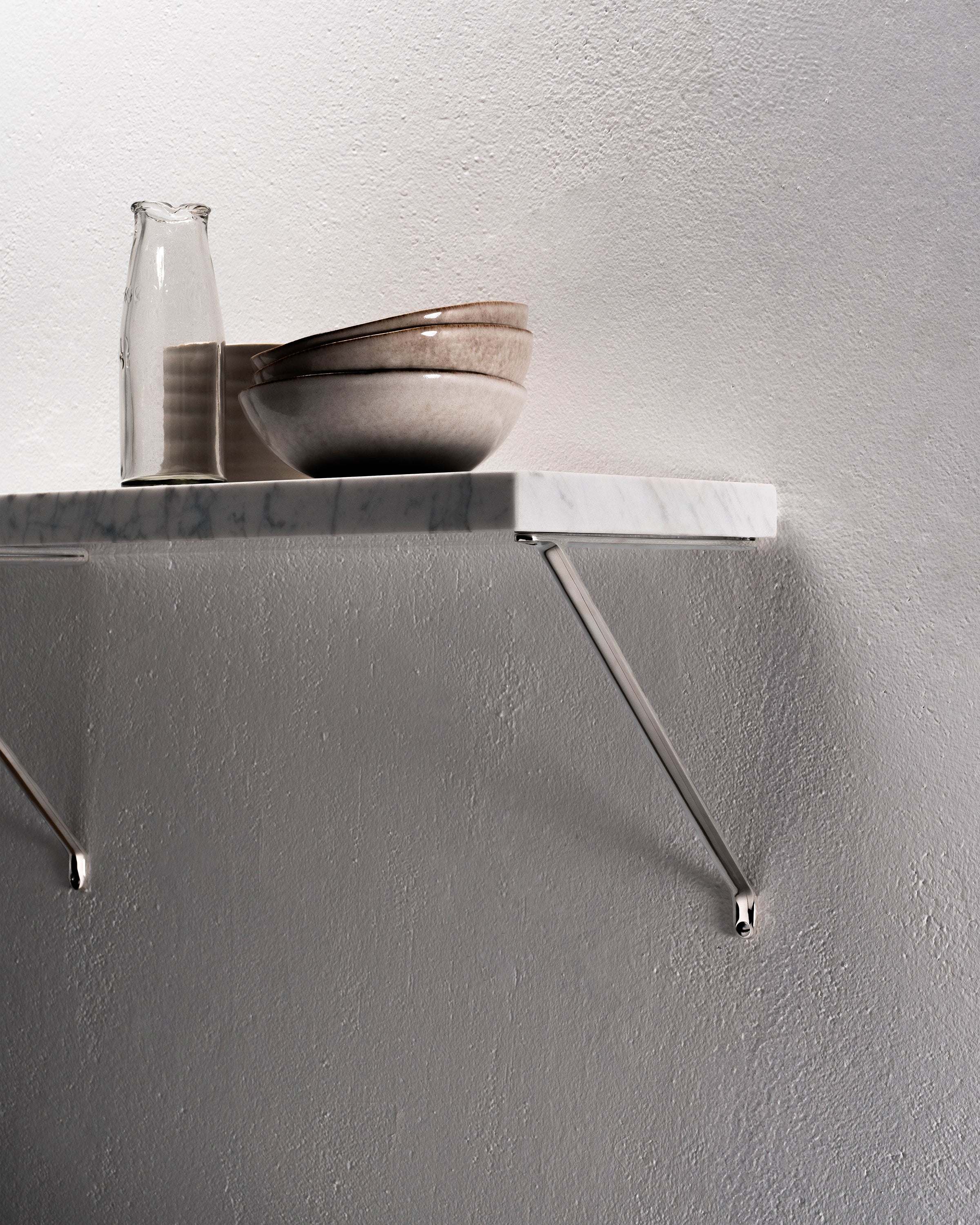 Brixton Shelf Bracket Medium - Polished Nickel - Image 3