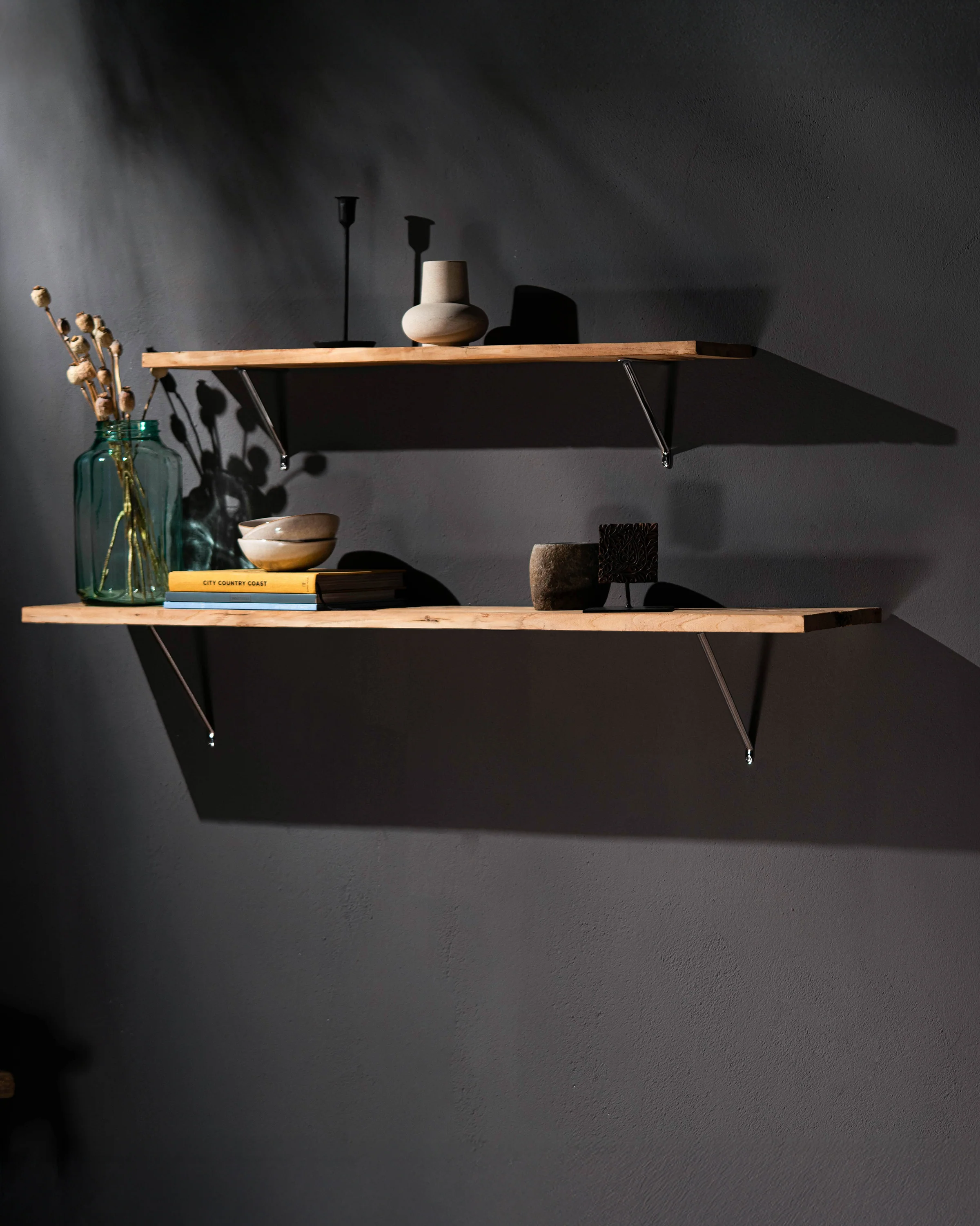 Brixton Shelf Bracket Medium - Polished Nickel - Image 4