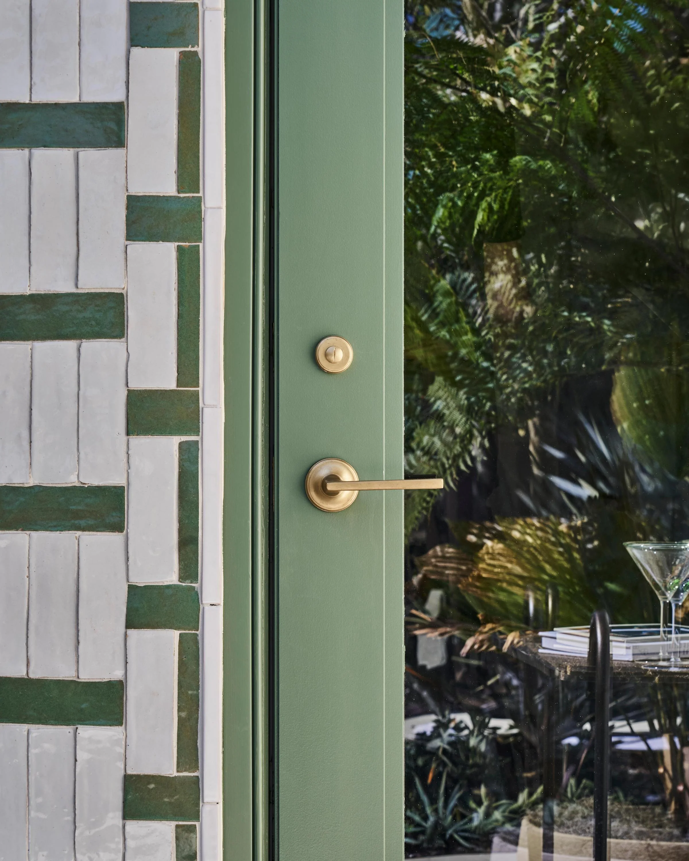 Canning Deadbolt - Antique Brass - Image 3