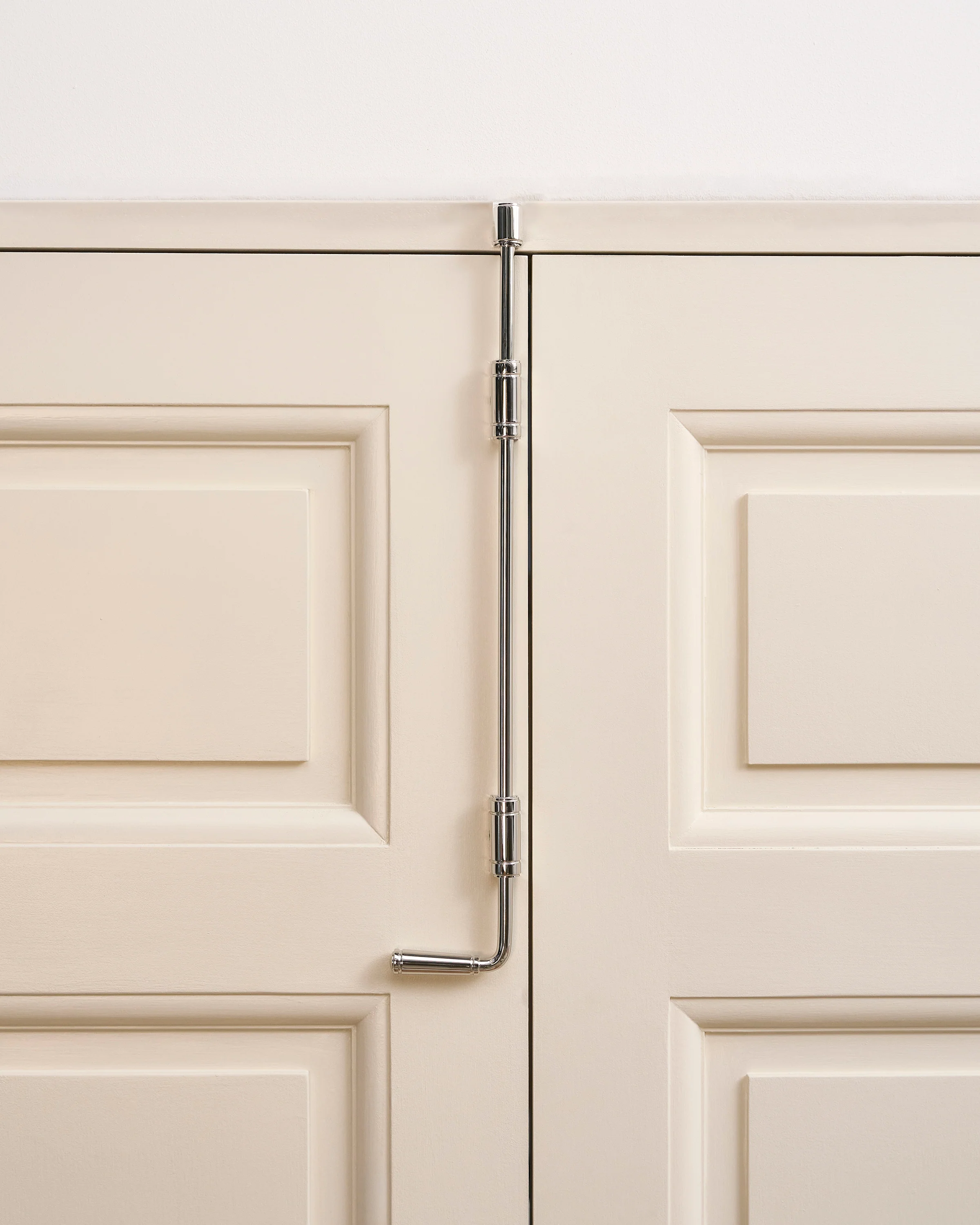 Digby Bolt Lock Pair Large – Polished Nickel - Image 4