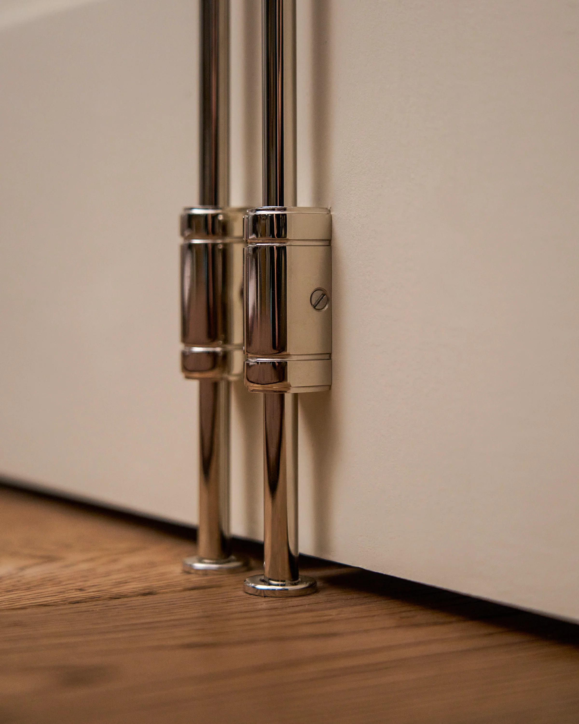 Digby Bolt Lock Pair Large – Polished Nickel - Image 5