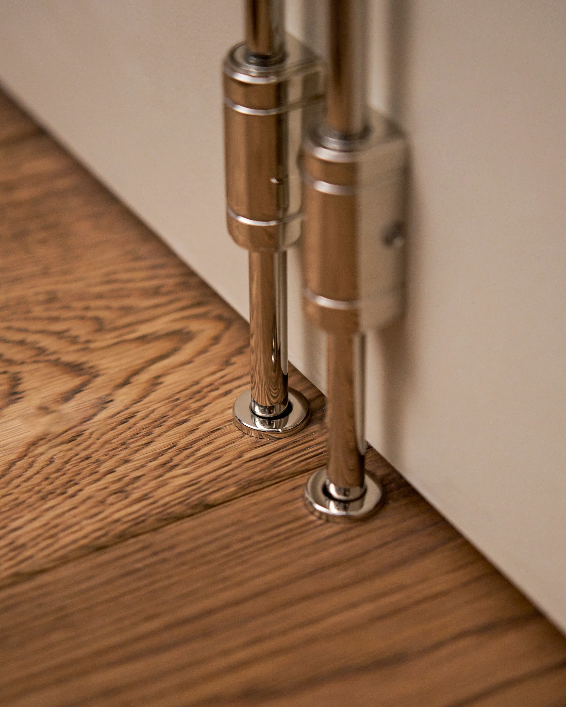 Digby Bolt Lock Pair Large – Polished Nickel - Image 7