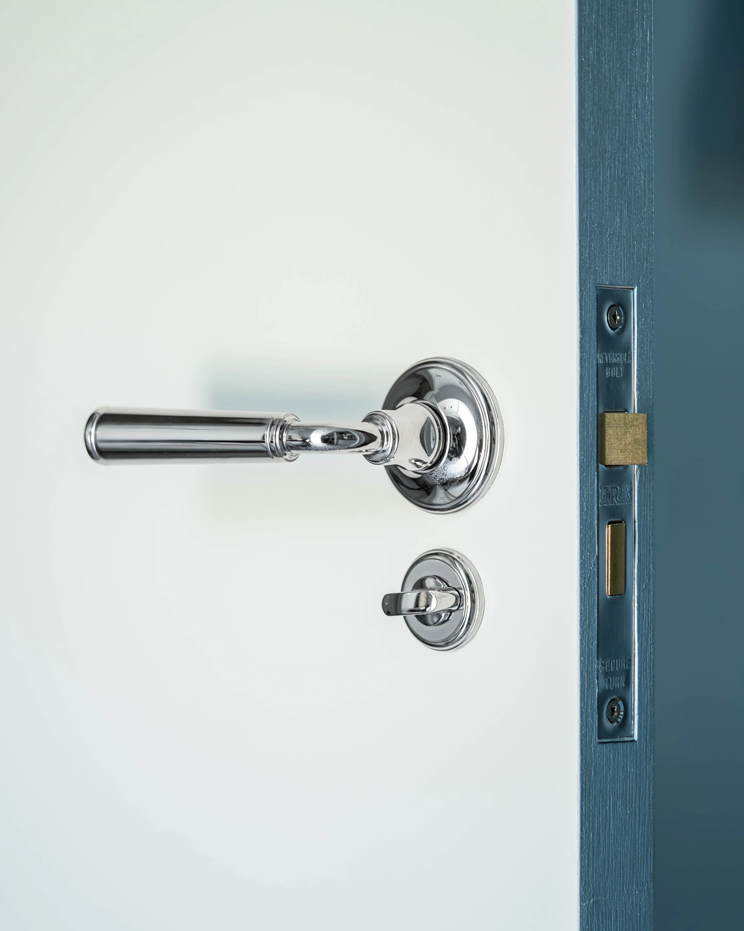 Digby Passage Door Handle Set - Polished Nickel - Image 3