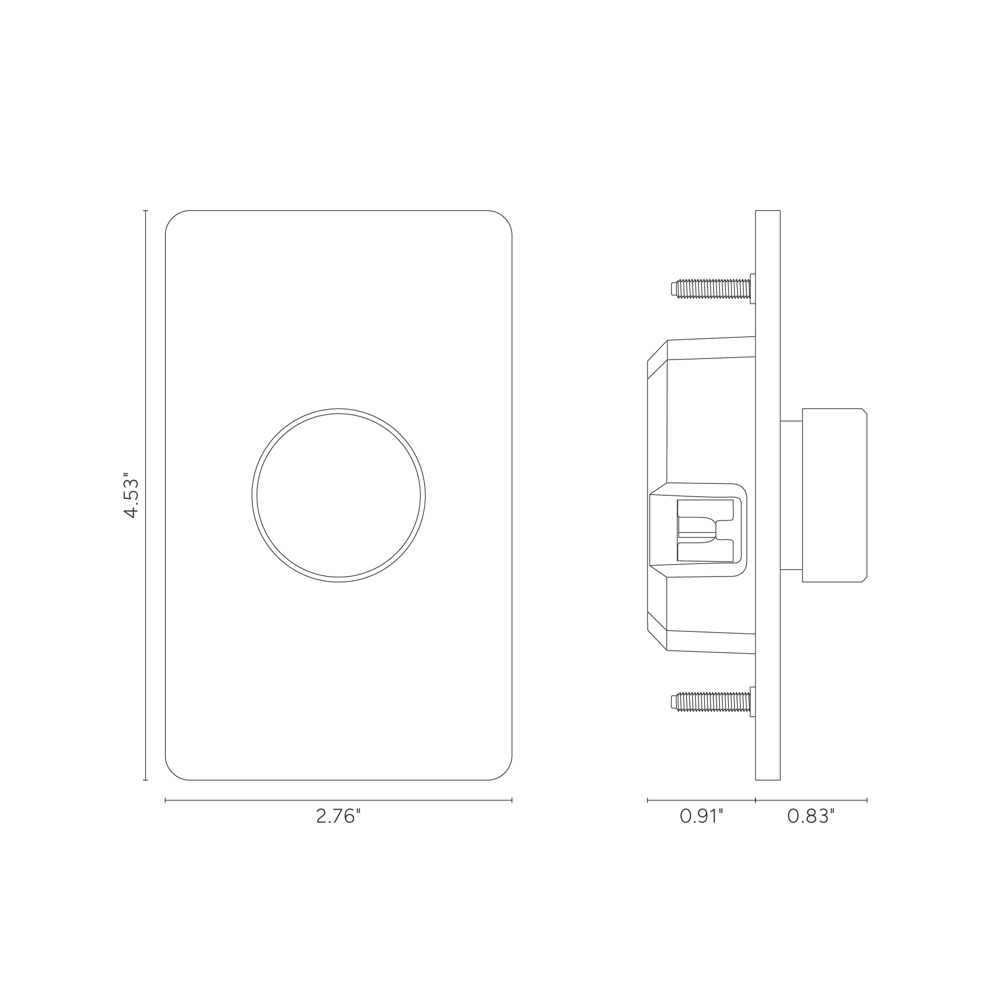 Grove 1G Dimmer Switch - Polished Nickel - Image 2