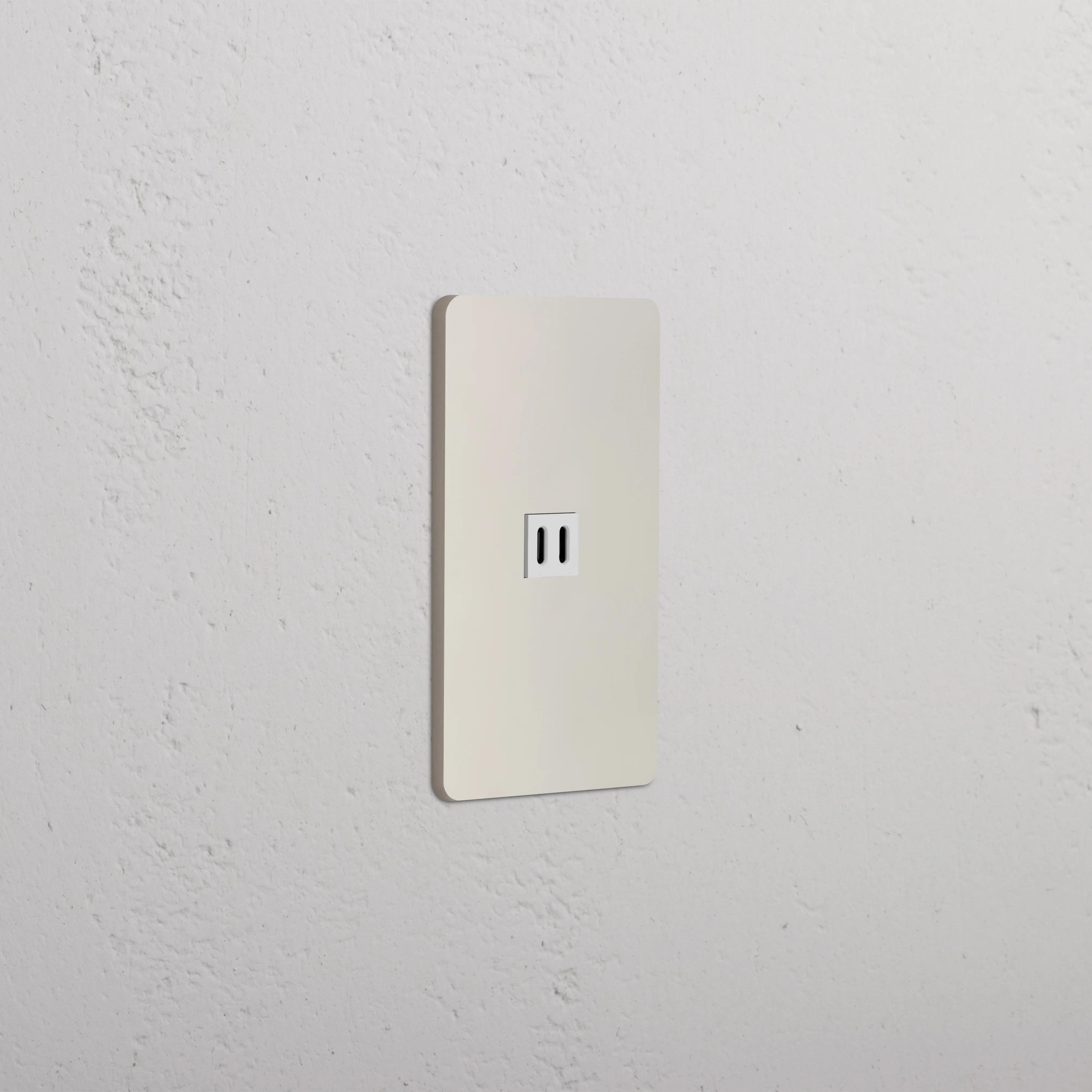 Grove 1G Fast Charge 45W USB Keystone - Polished Nickel White