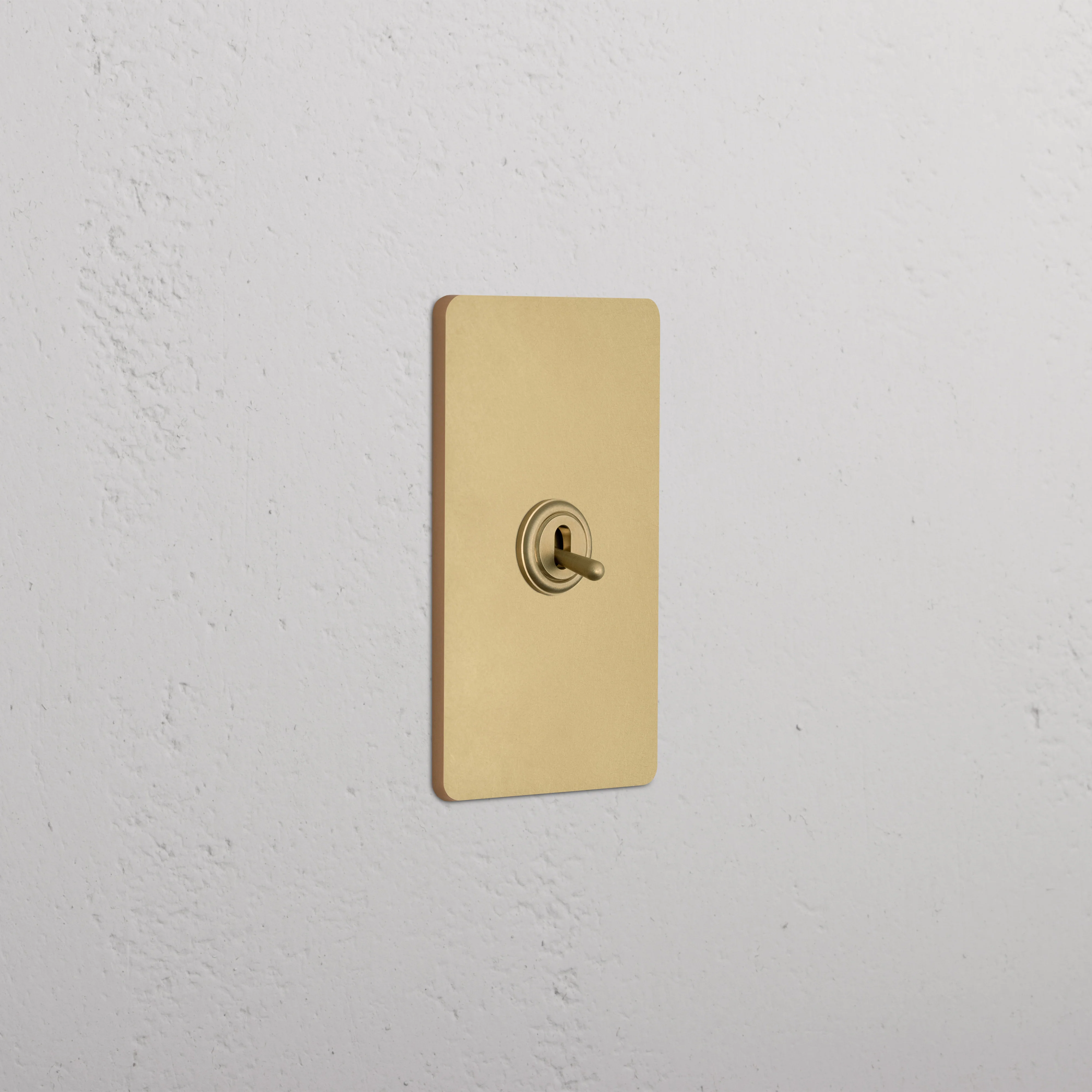 Grove 1G Four Way Toggle Switch - Antique Brass