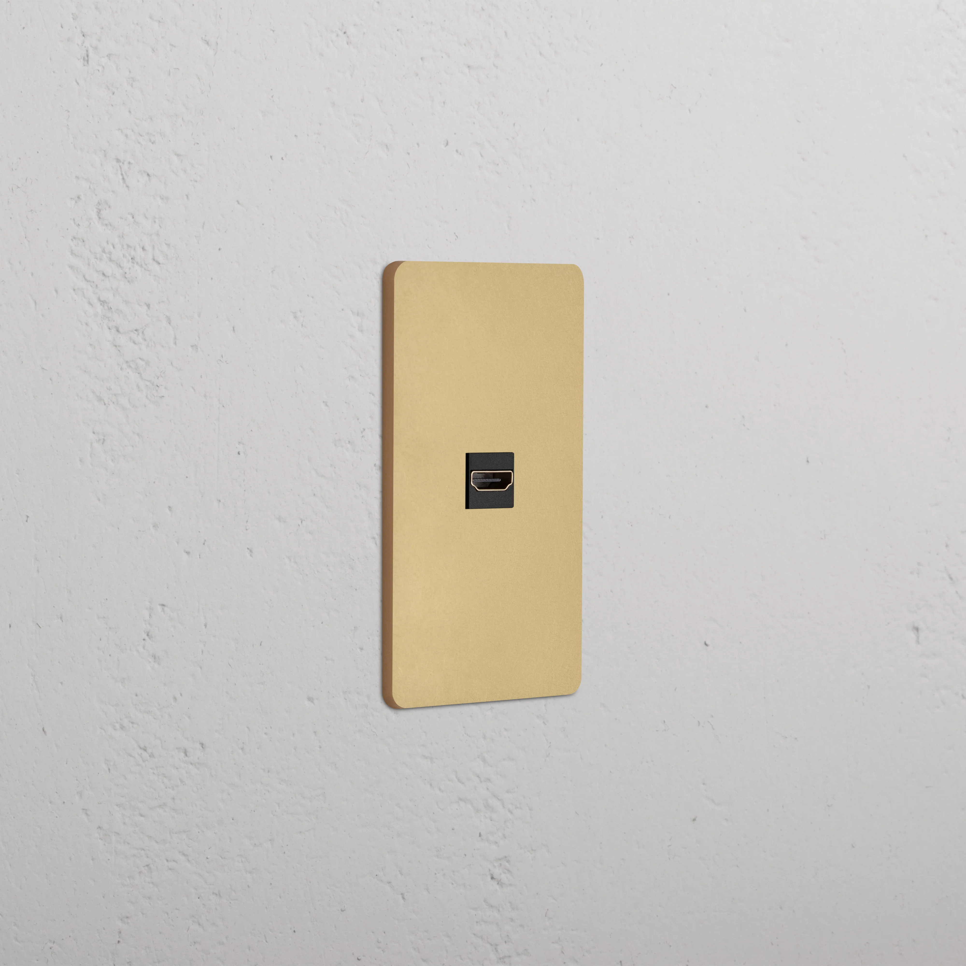 Grove 1G HDMI Keystone - Antique Brass Black
