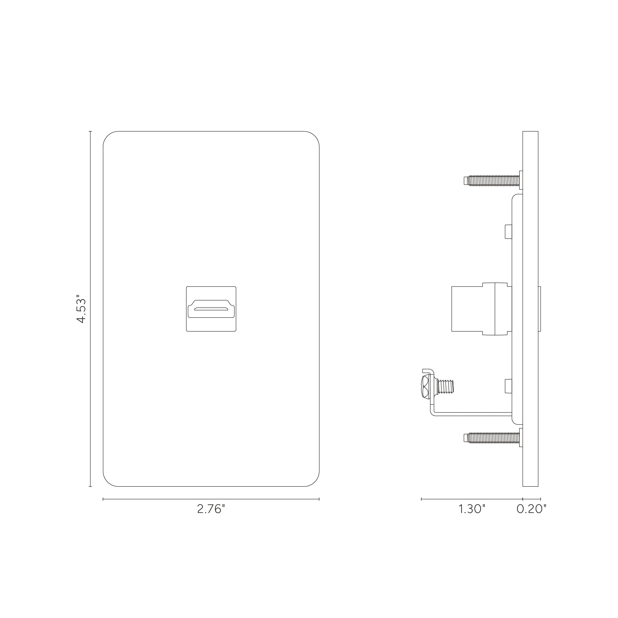 Grove 1G HDMI Keystone - Bronze Black - Image 2