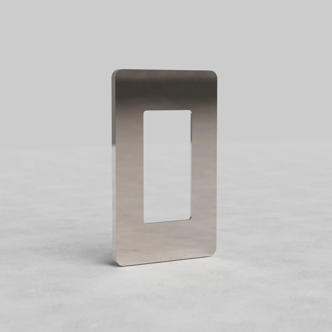 Grove 1G Outlet Plate - Polished Nickel