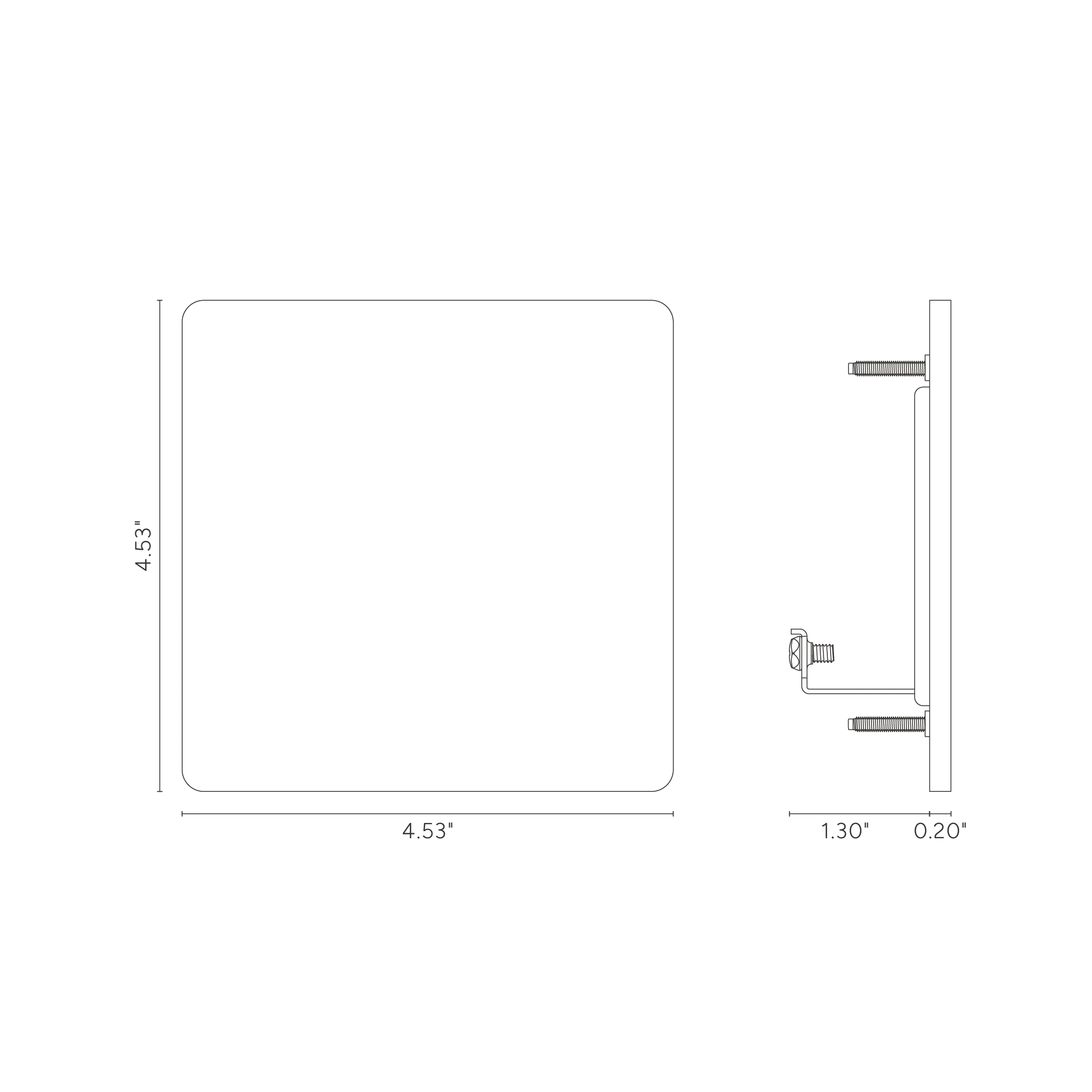 Grove 2G Blank Plate - Bronze - Image 3