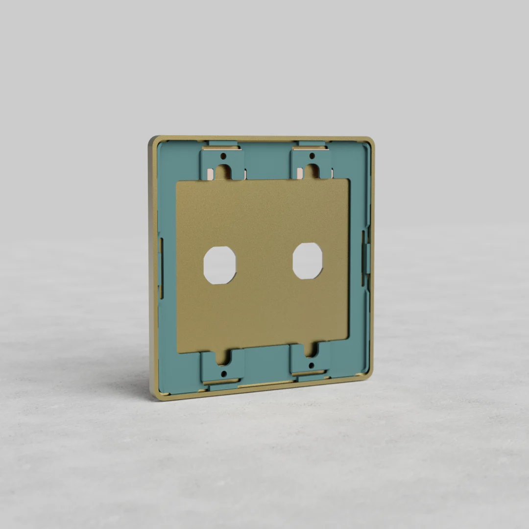 Grove 2G Switch Plate - Antique Brass - Image 2