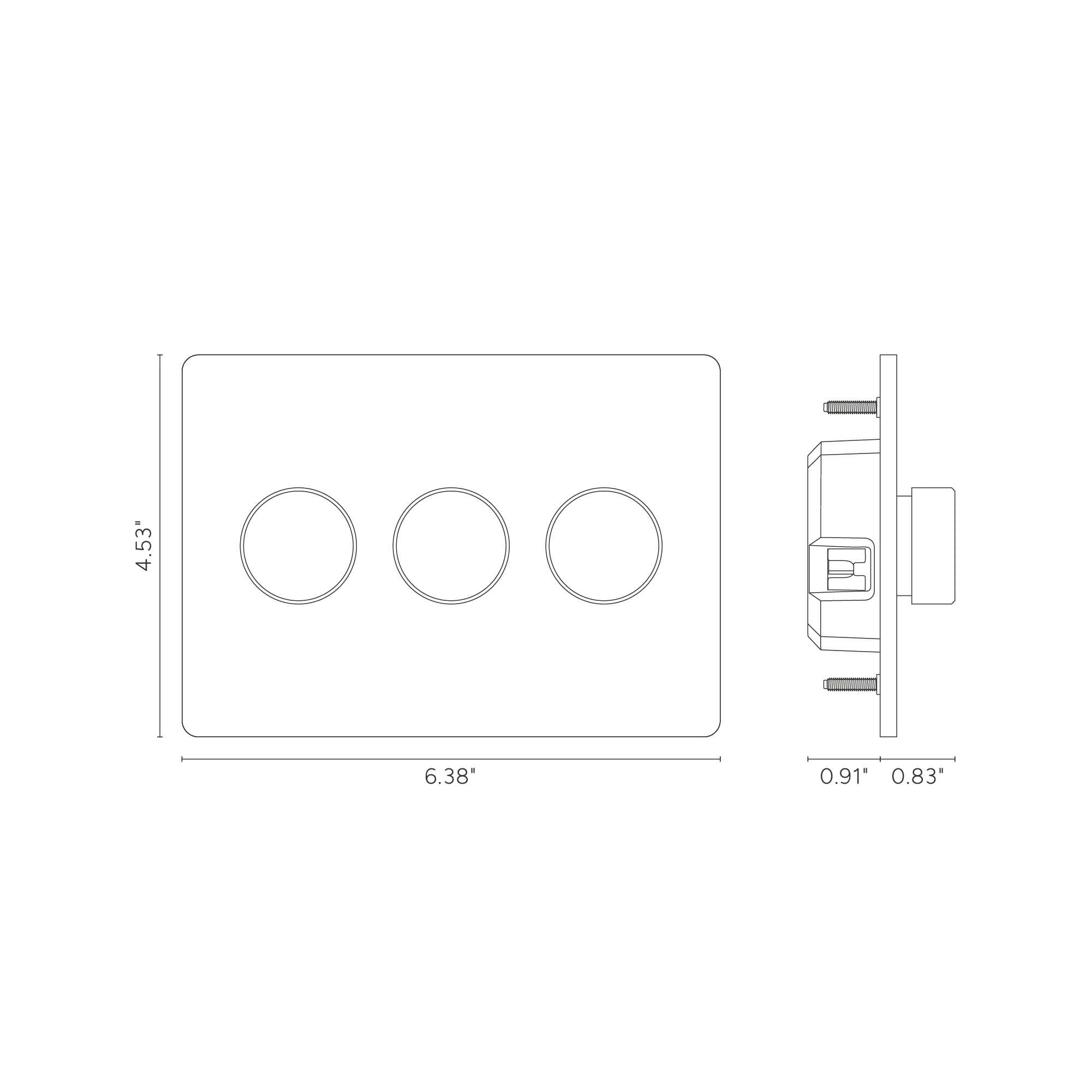 Grove 3G Dimmer Switch - Polished Nickel - Image 3