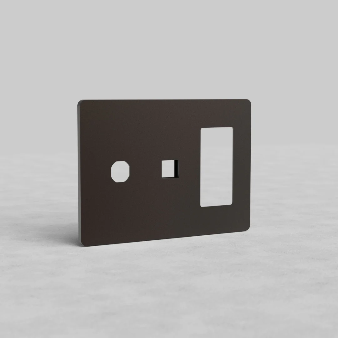 Grove 3G Outlet & Keystone & Switch Plate - Bronze