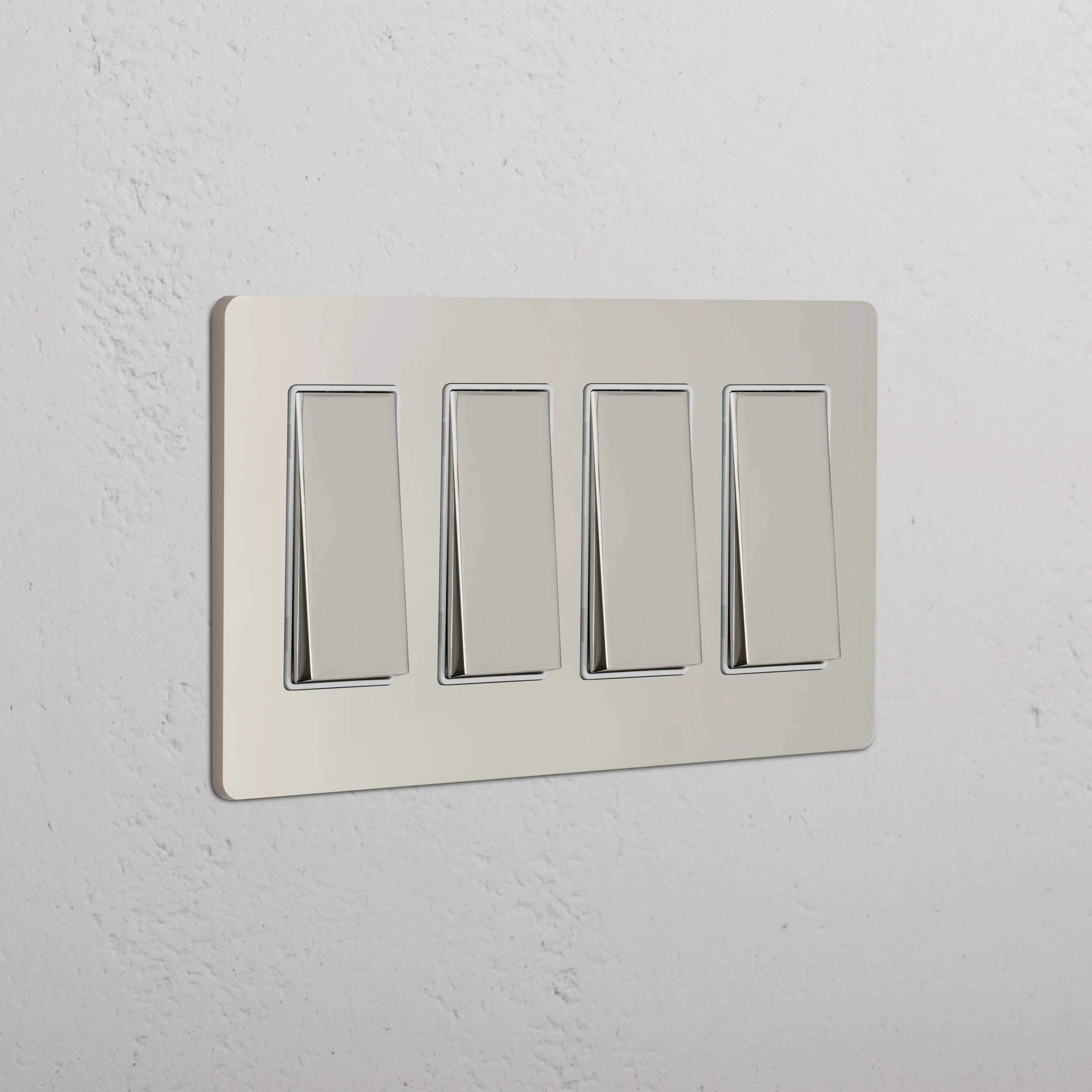 Grove 4G Rocker Switch - Polished Nickel White