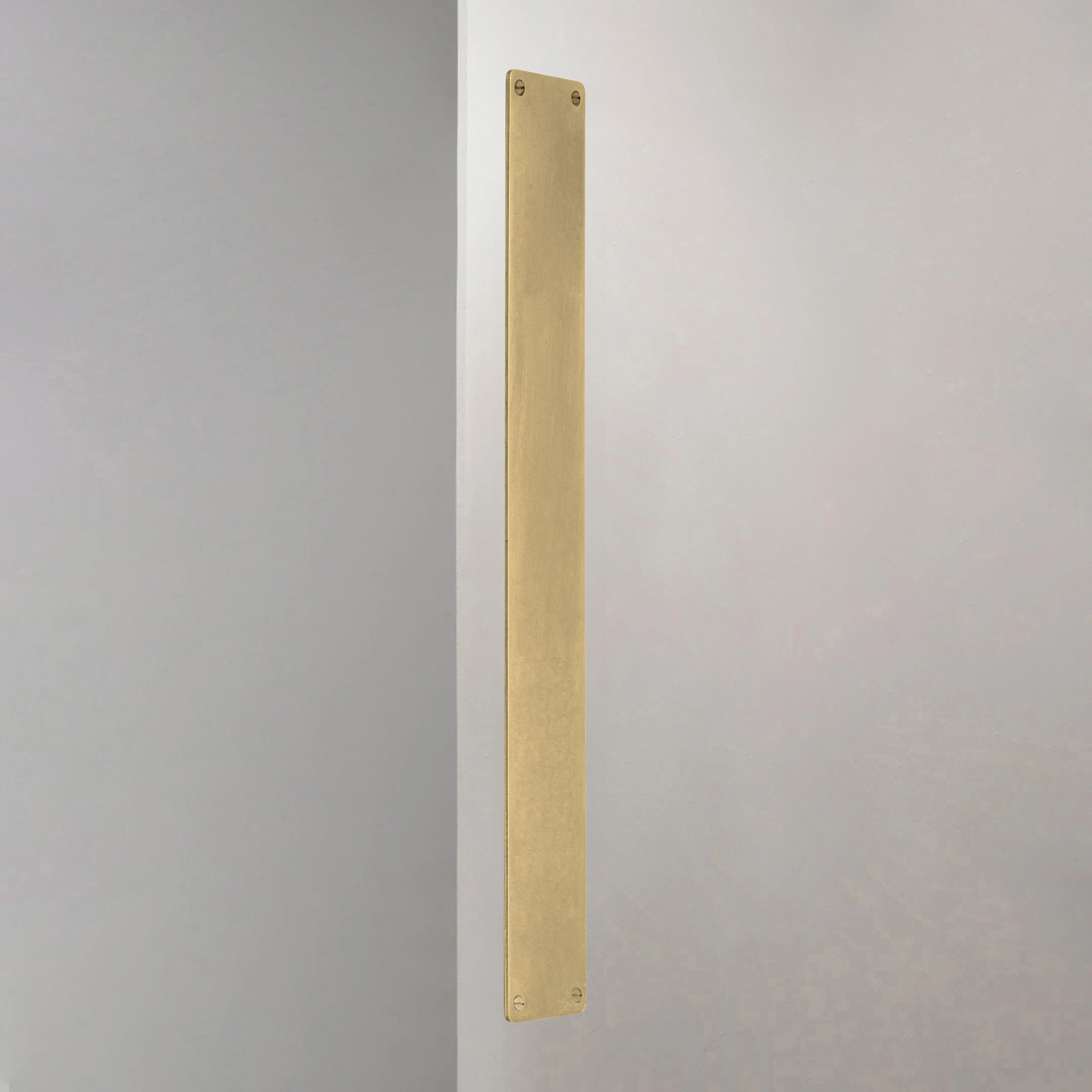 Harper Push Plate Large - Antique Brass