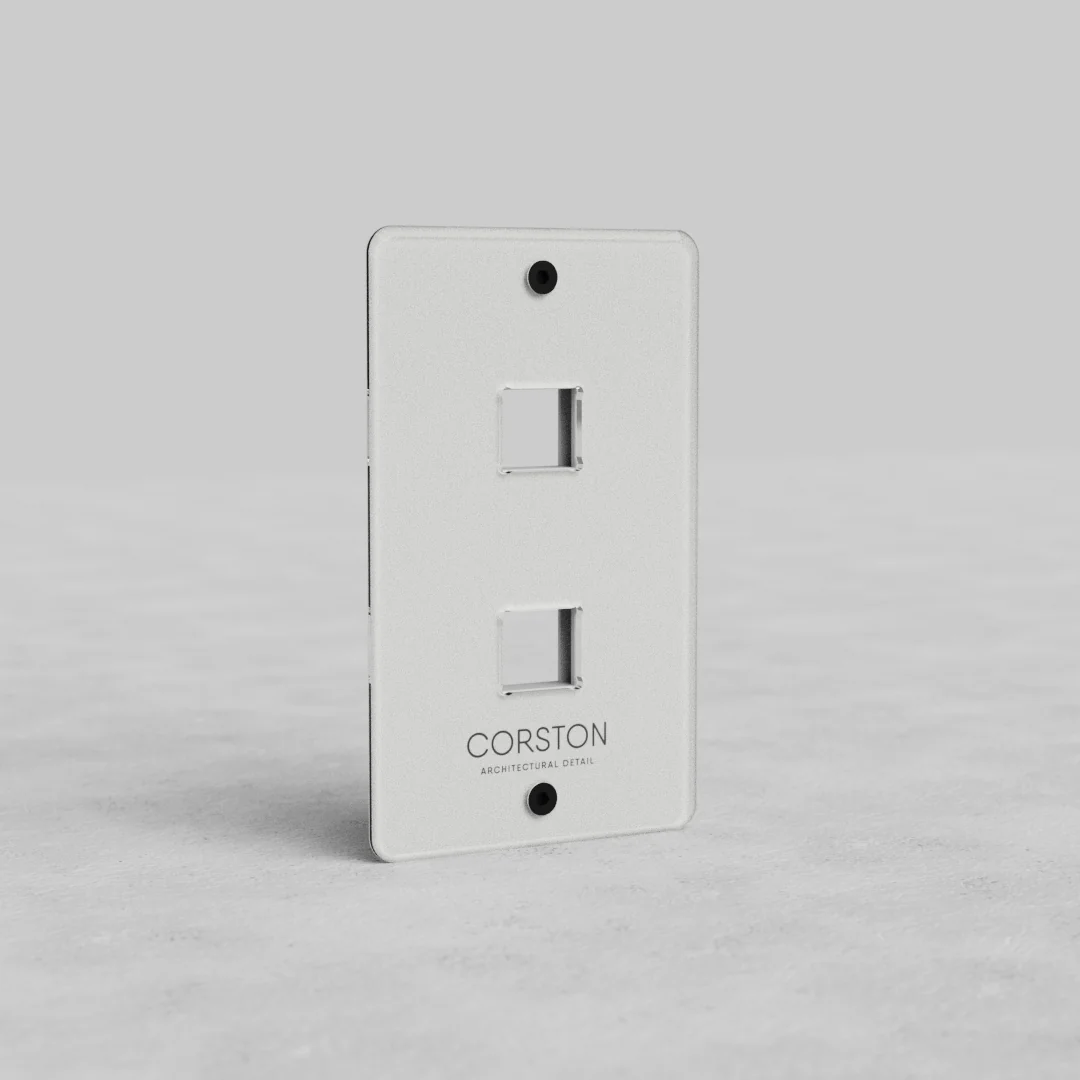 Kew 1G 2x Keystone Plate - Clear