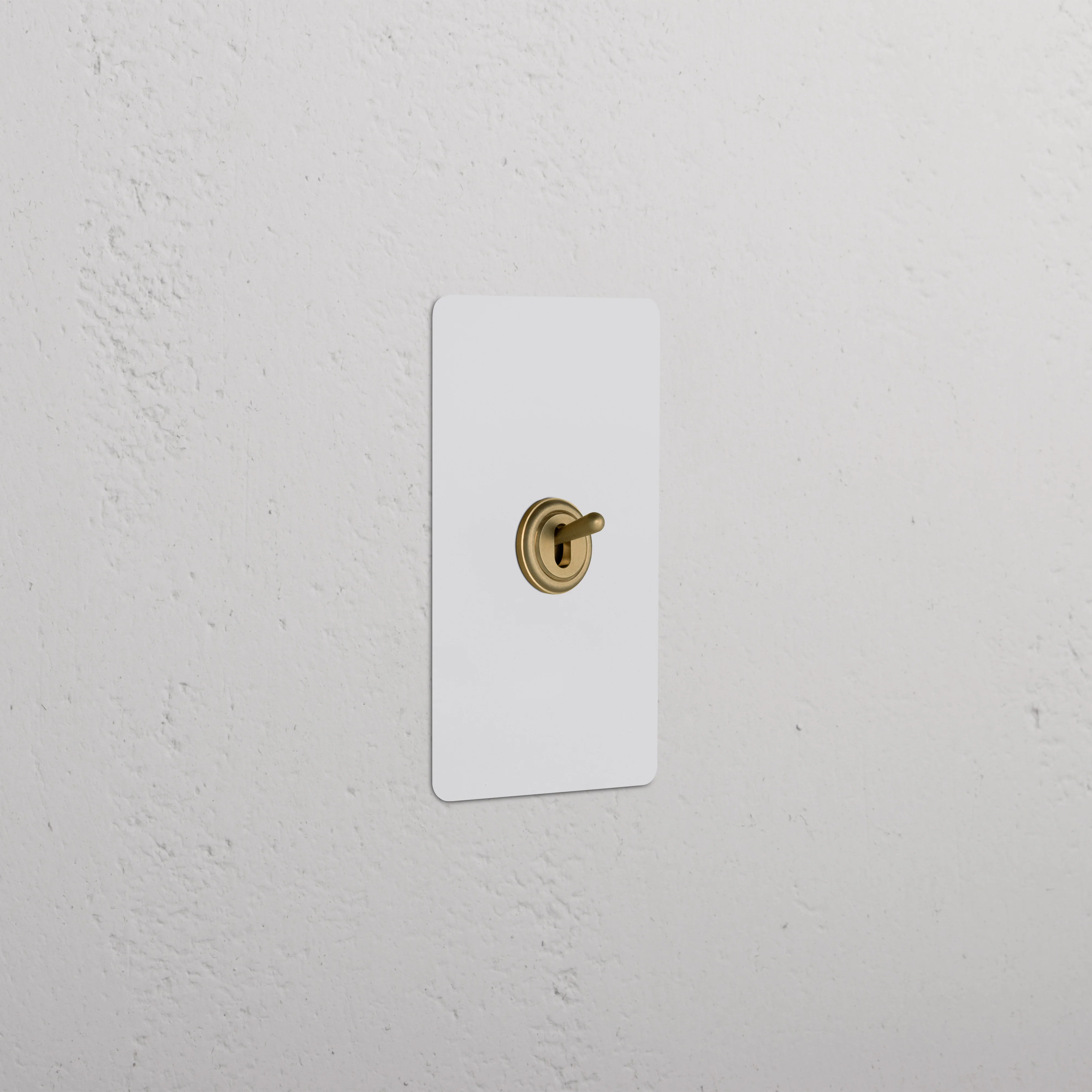 Kew 1G Dimming Retractive Toggle Switch - Paintable Antique Brass