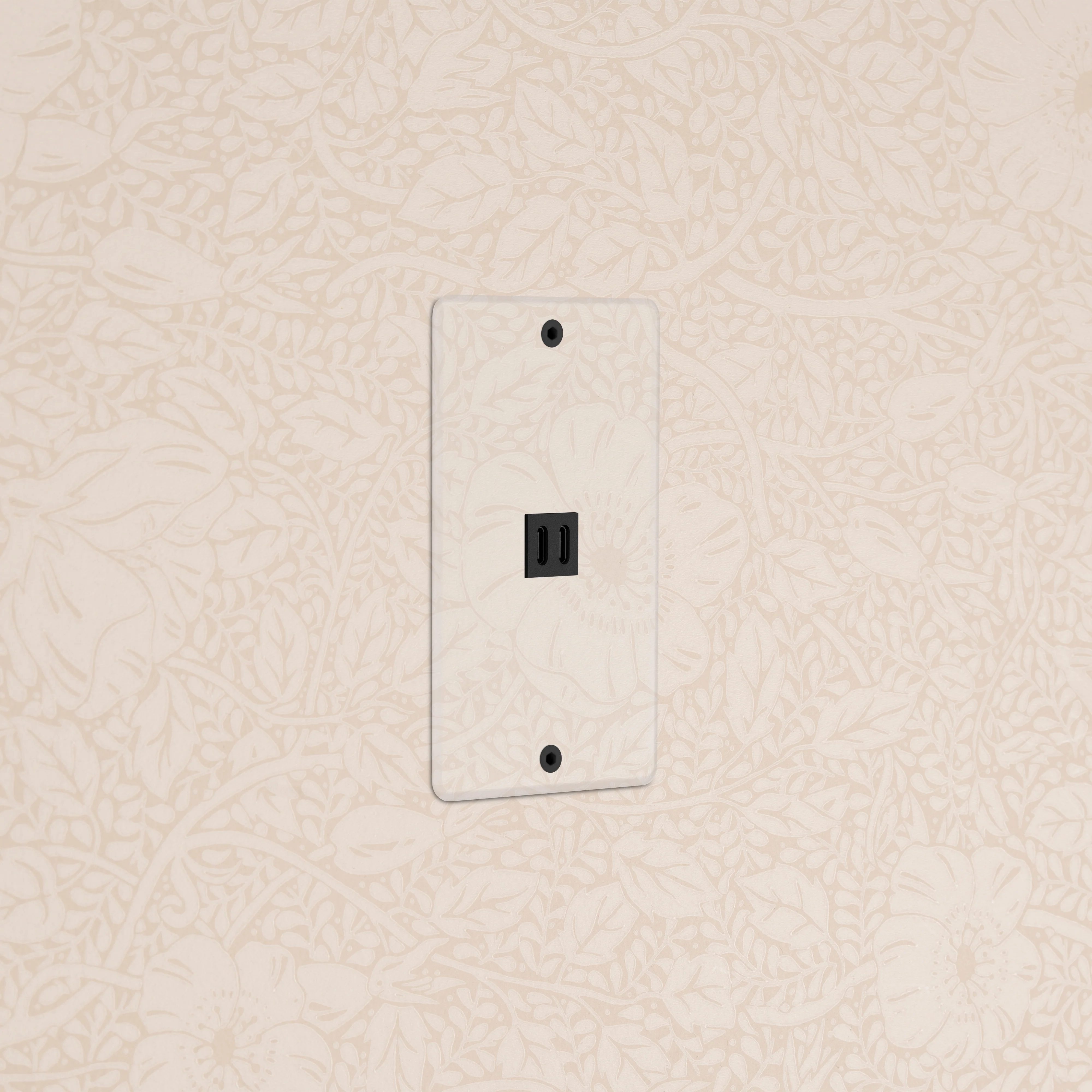 Kew 1G Fast Charge 65W USB Keystone - Clear Black