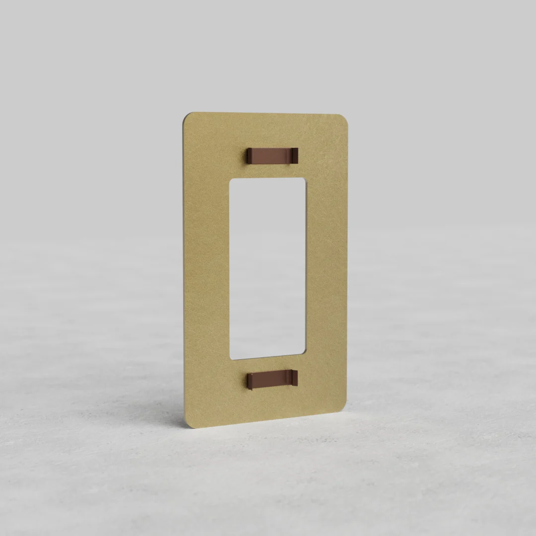 Kew 1G Outlet Plate - Antique Brass - Image 2