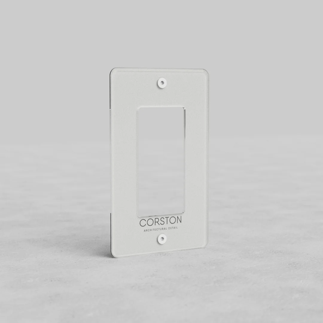 Kew 1G Outlet Plate - Clear - Image 2