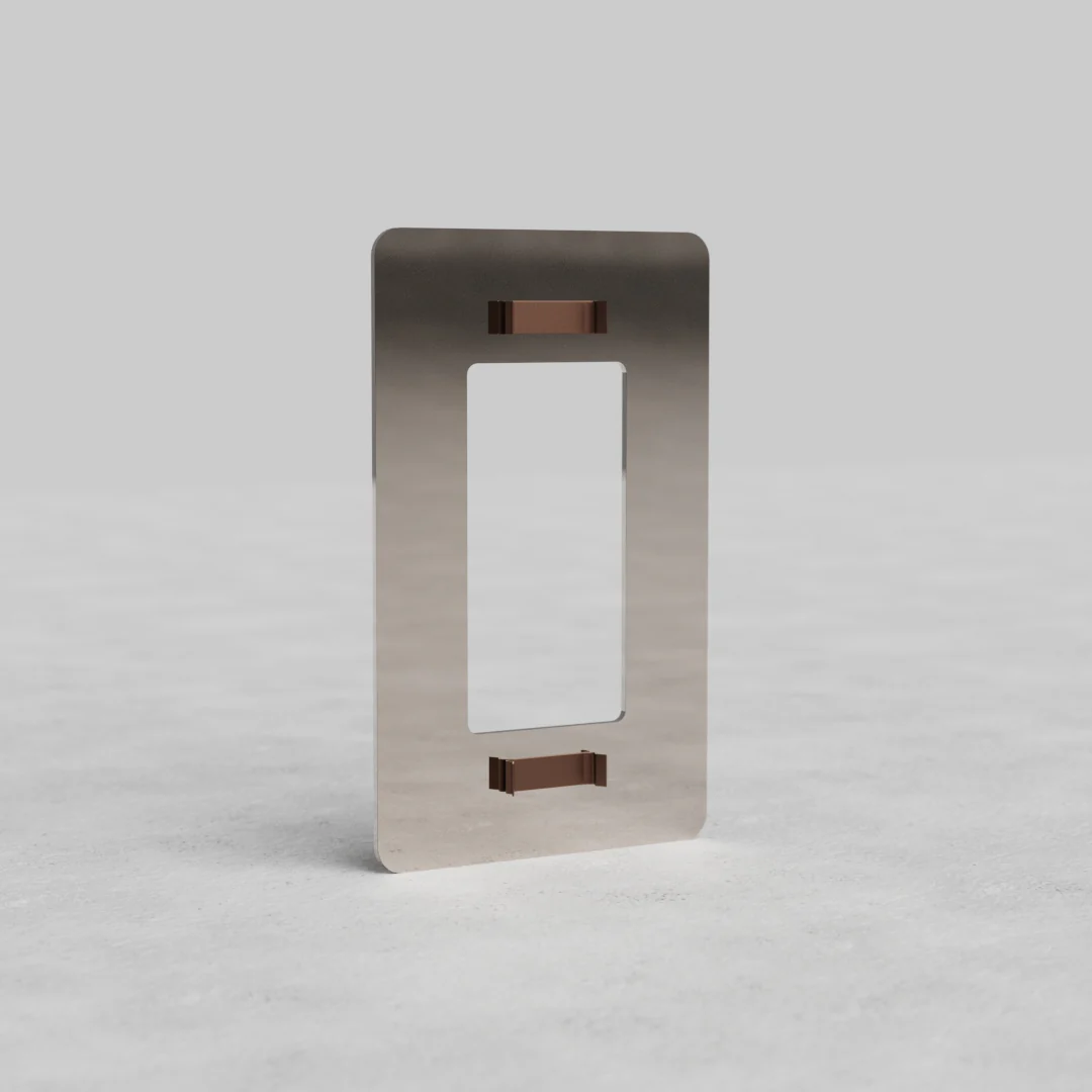Kew 1G Outlet Plate - Polished Nickel - Image 2