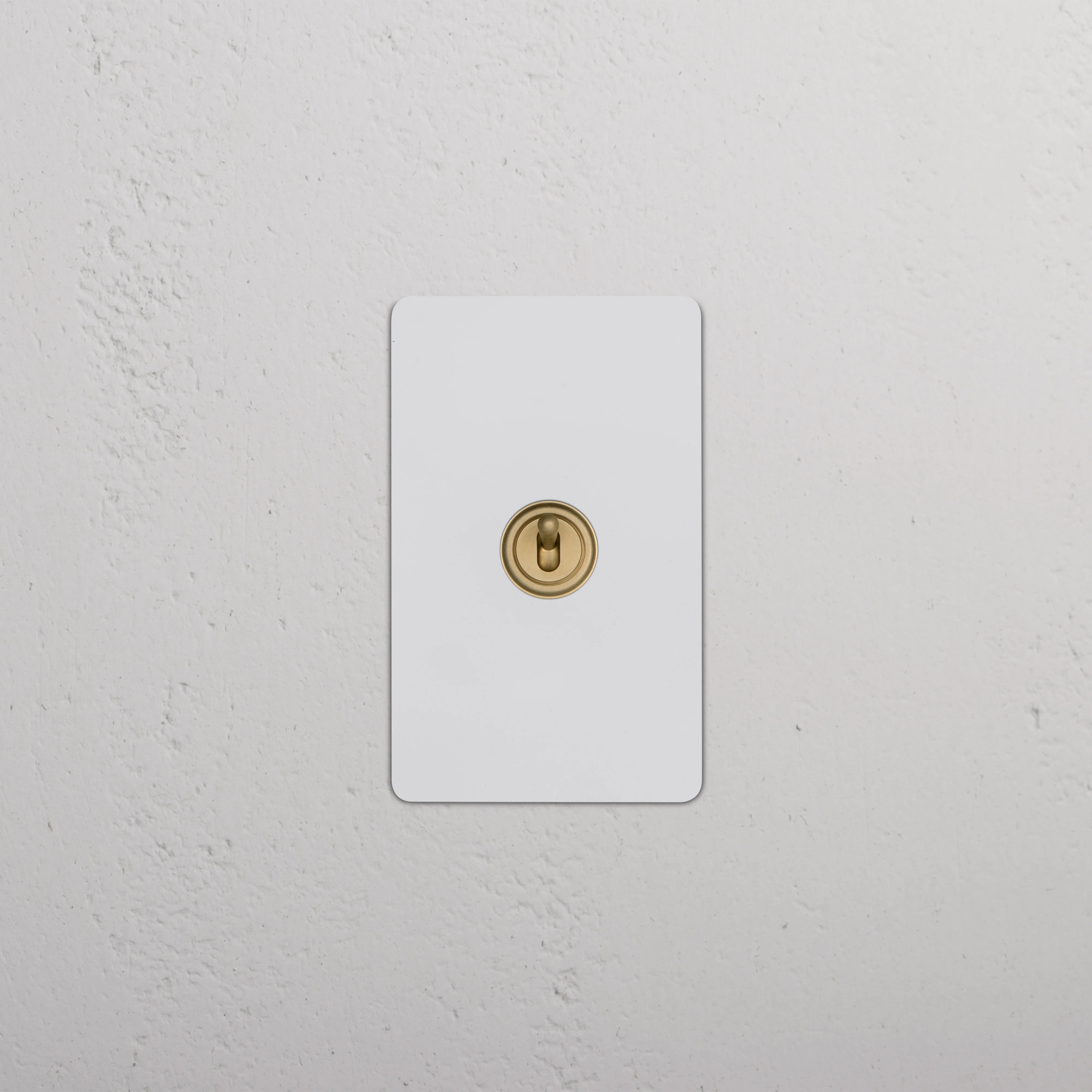 Kew 1G Retractive Toggle Switch - Paintable Antique Brass - Image 2
