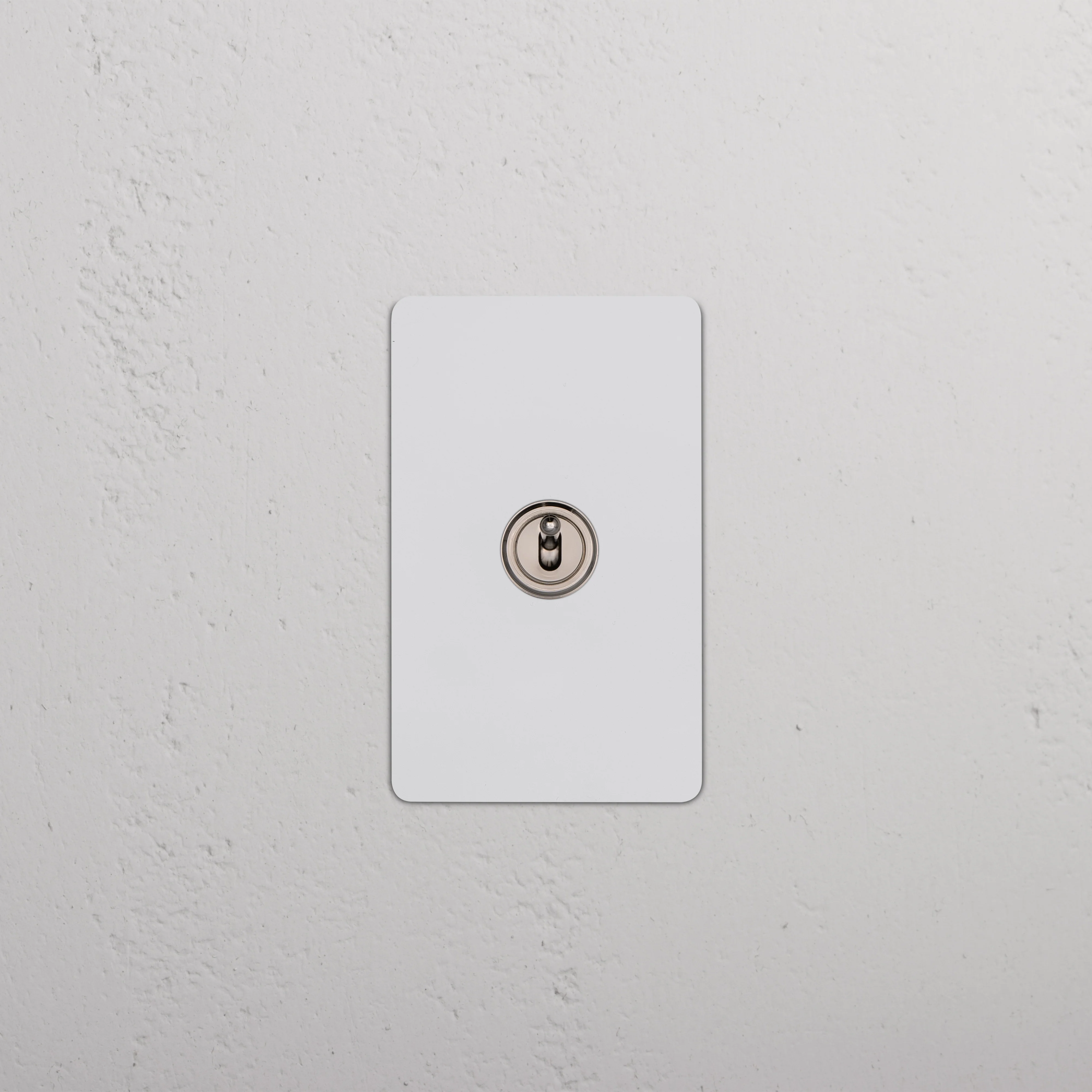 Kew 1G Retractive Toggle Switch - Paintable Polished Nickel - Image 2