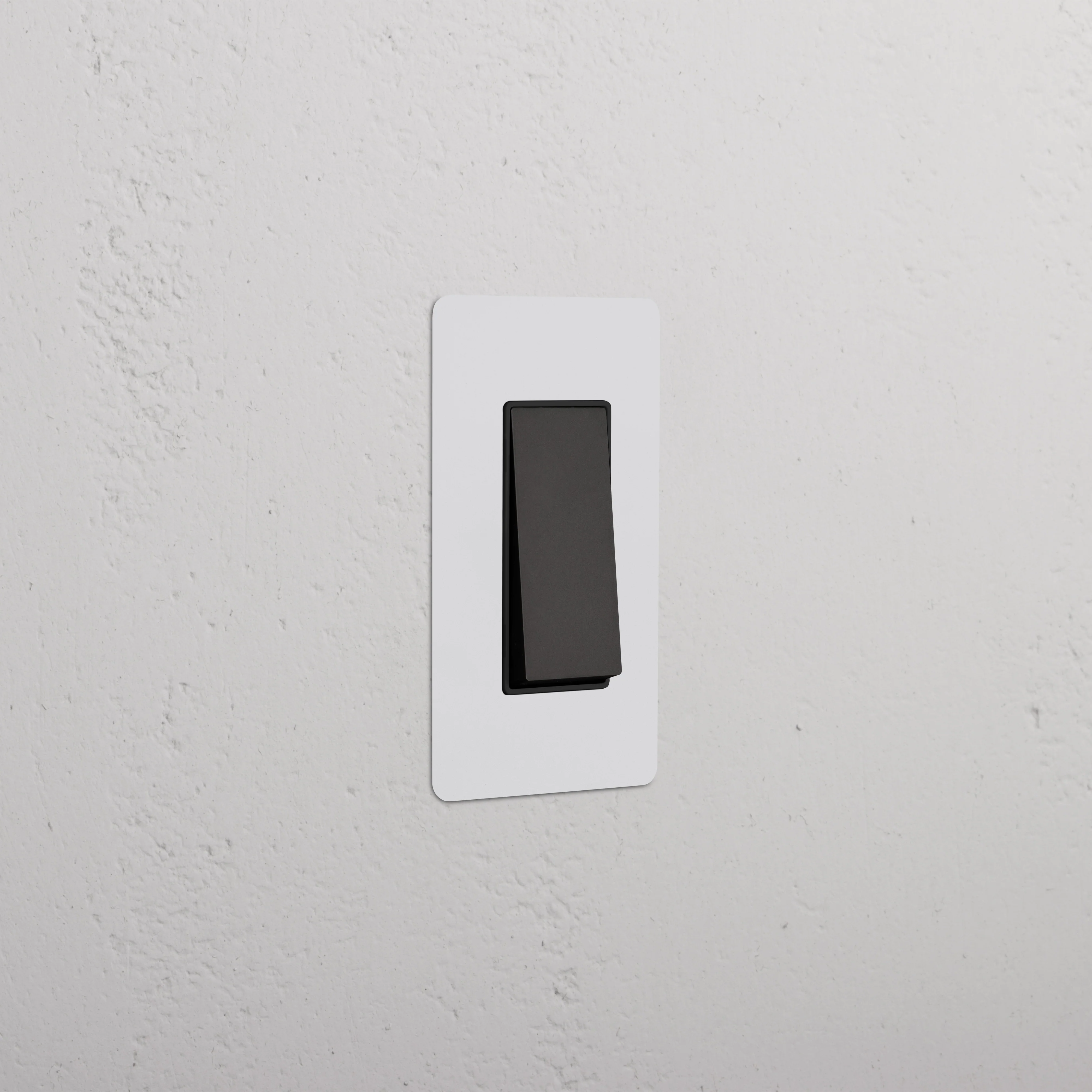 Kew 1G Rocker Switch - Paintable Bronze Black