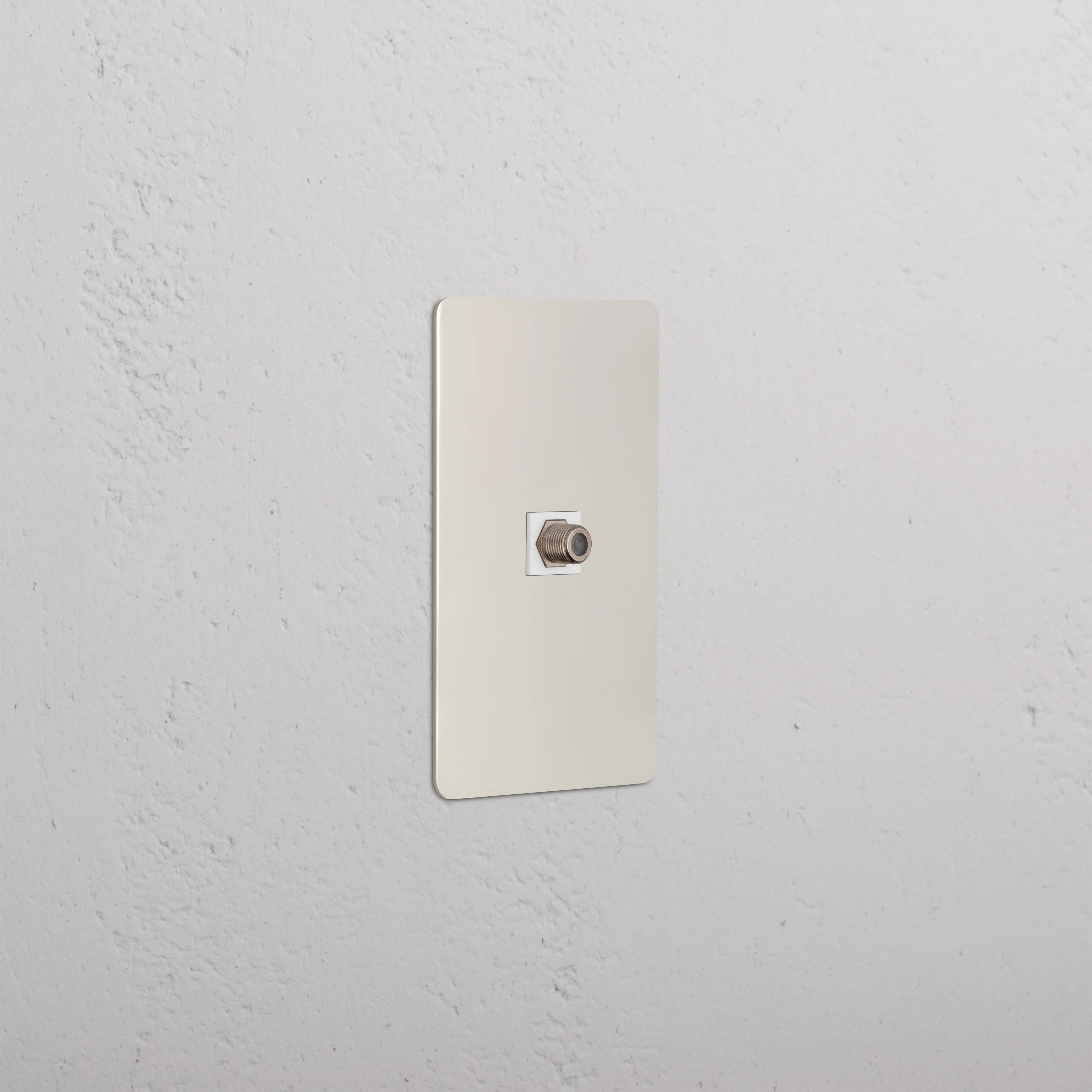 Kew 1G Satellite Keystone - Polished Nickel White