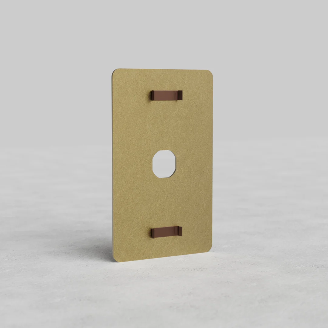Kew 1G Switch Plate - Antique Brass - Image 2