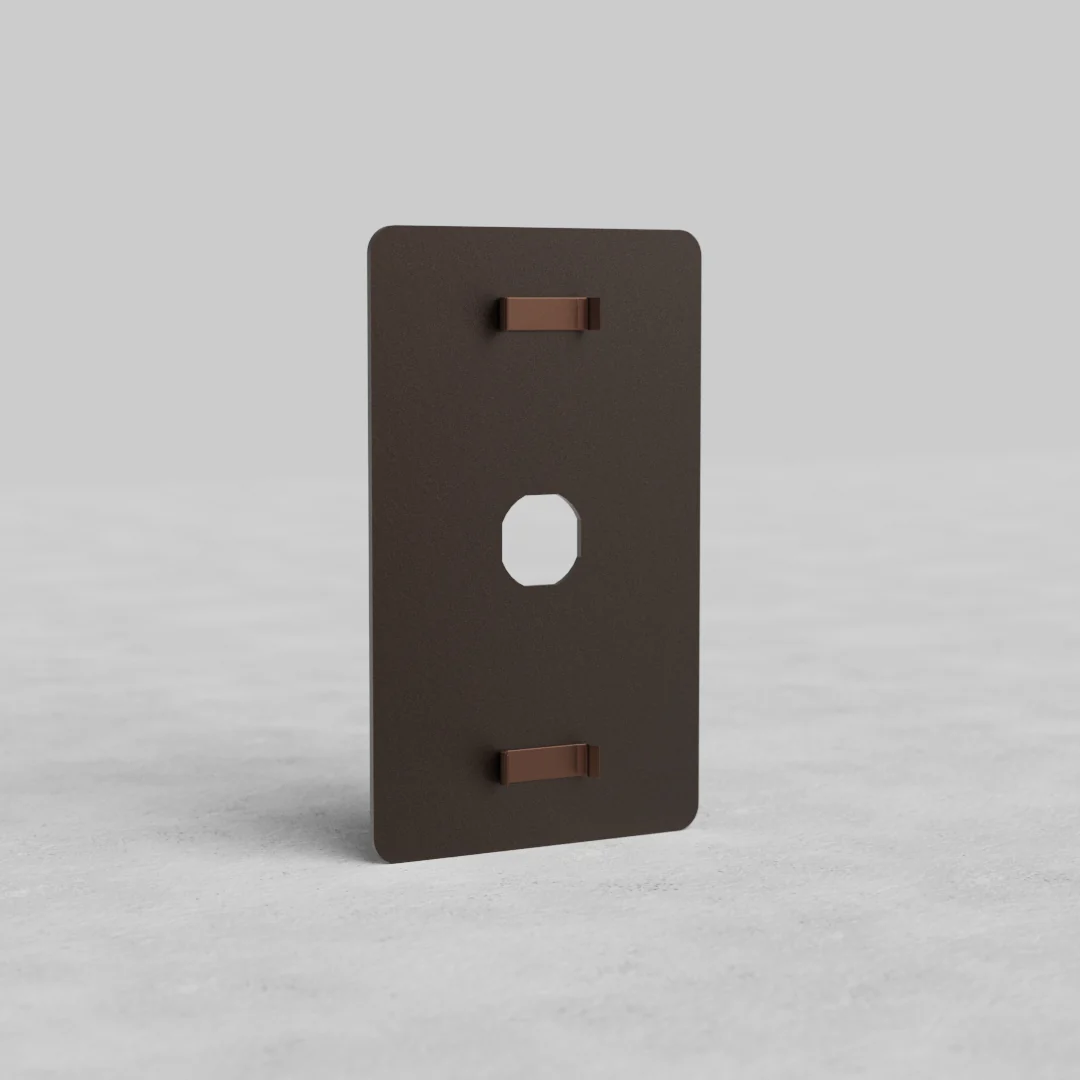 Kew 1G Switch Plate - Bronze - Image 2