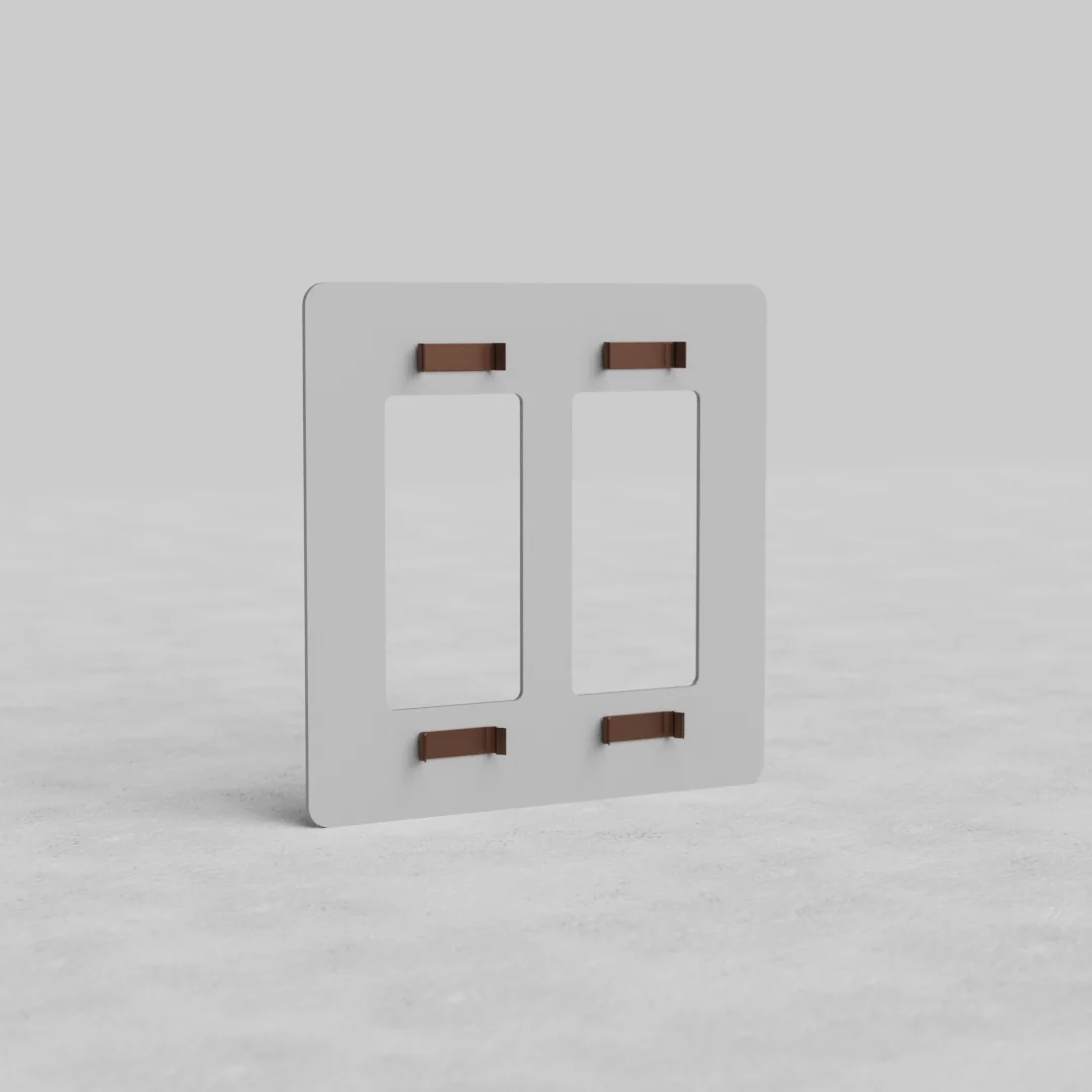Kew 2G Outlet Plate - Paintable - Image 2