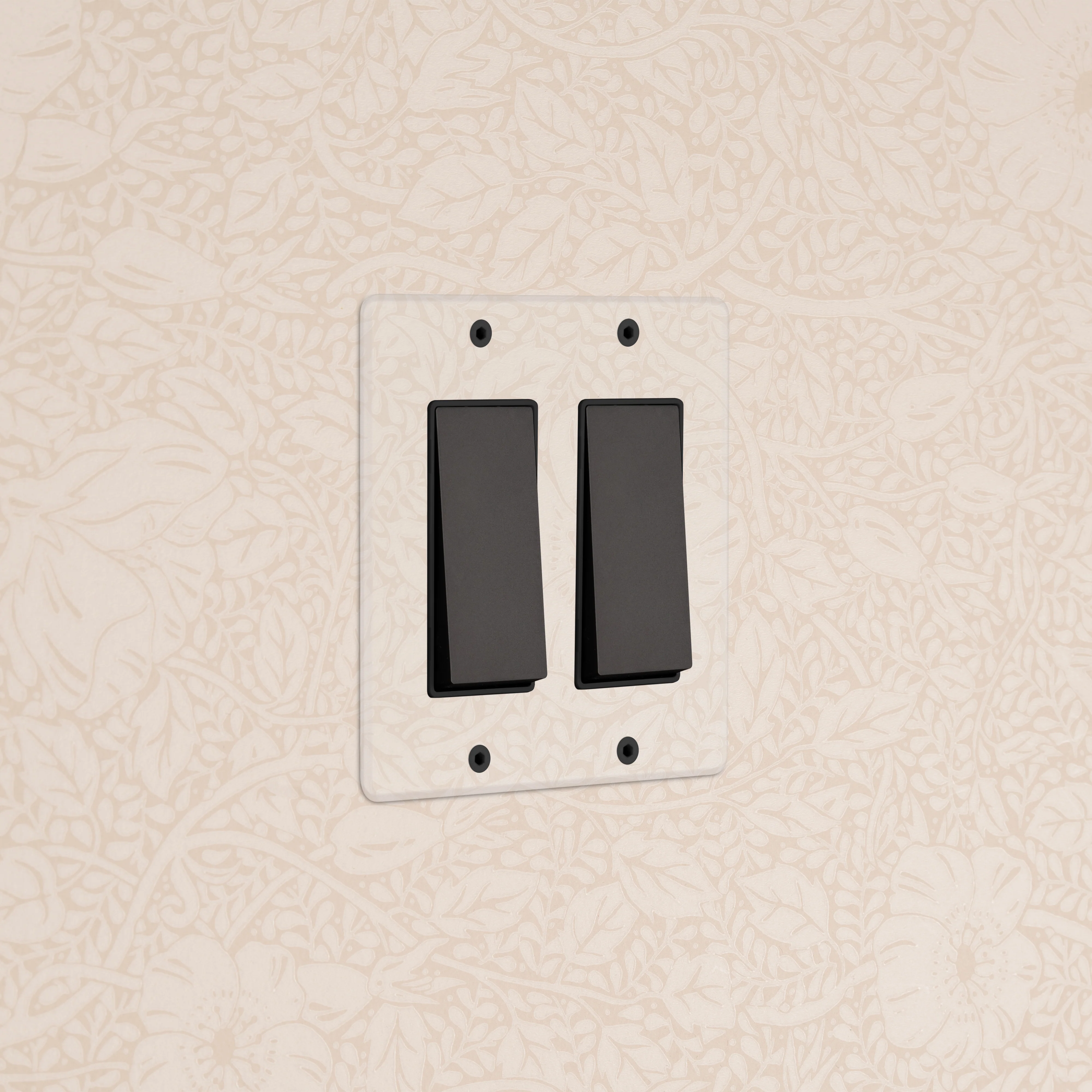 Kew 2G Rocker Switch - Clear Bronze Black