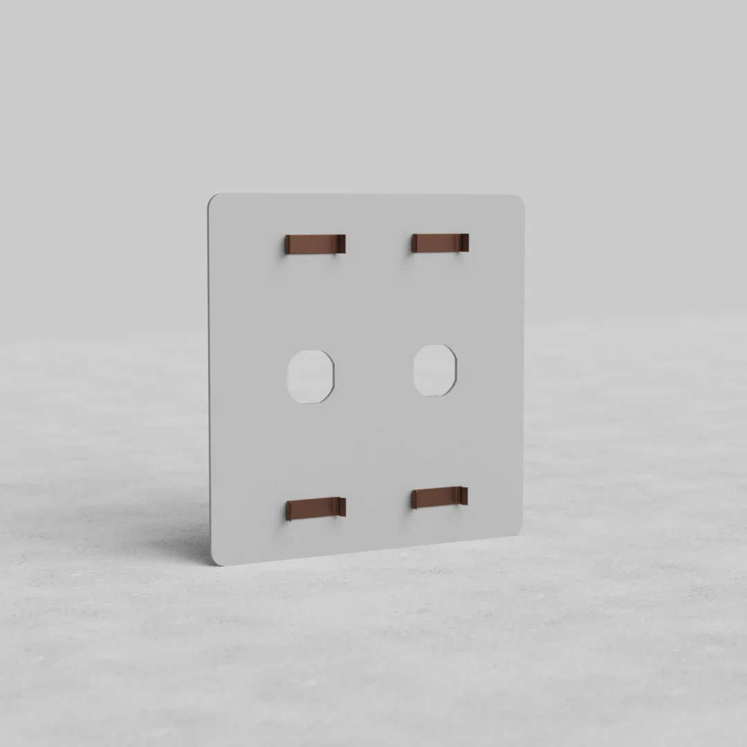 Kew 2G Switch Plate - Paintable - Image 2