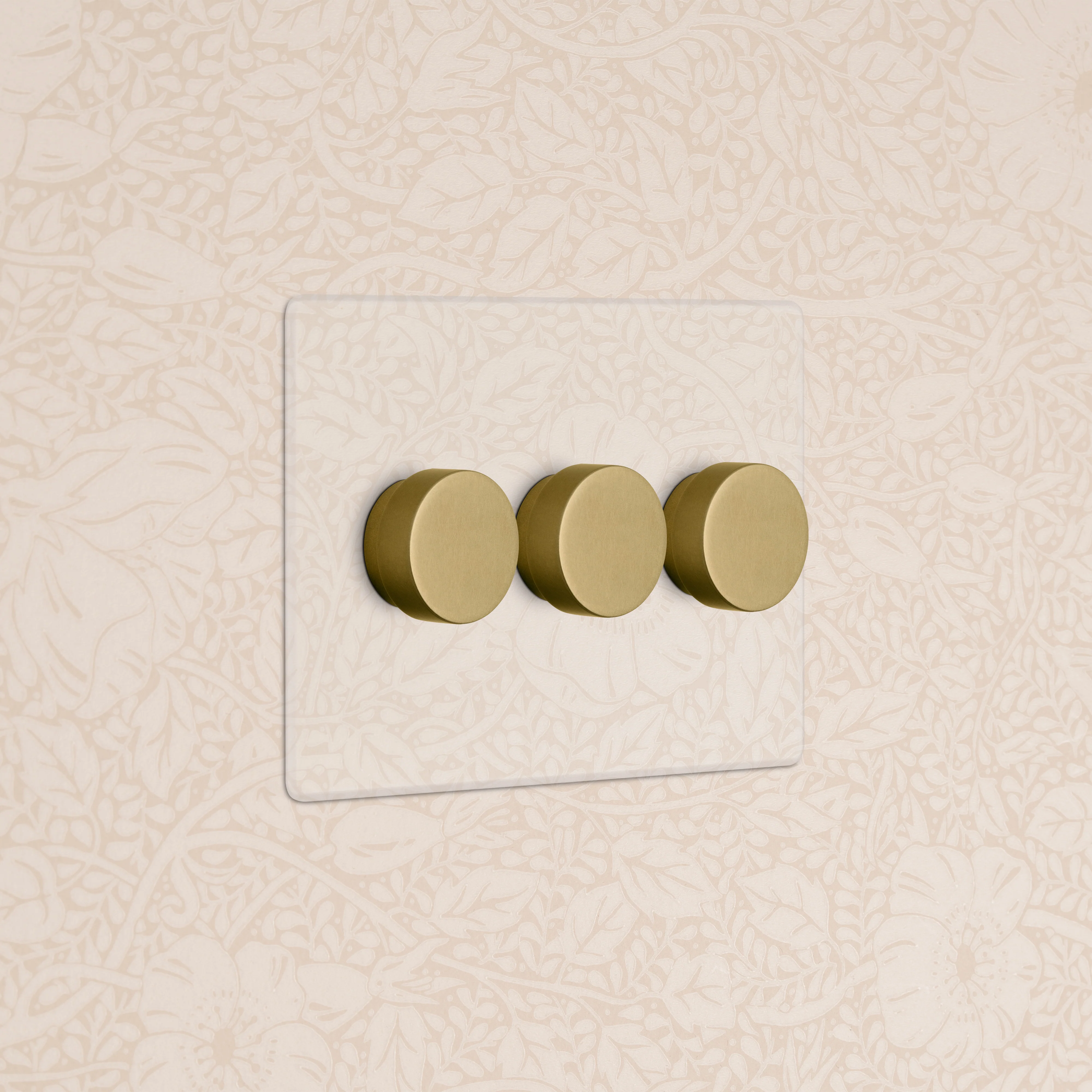 Kew 3G Dimmer Switch - Clear Antique Brass