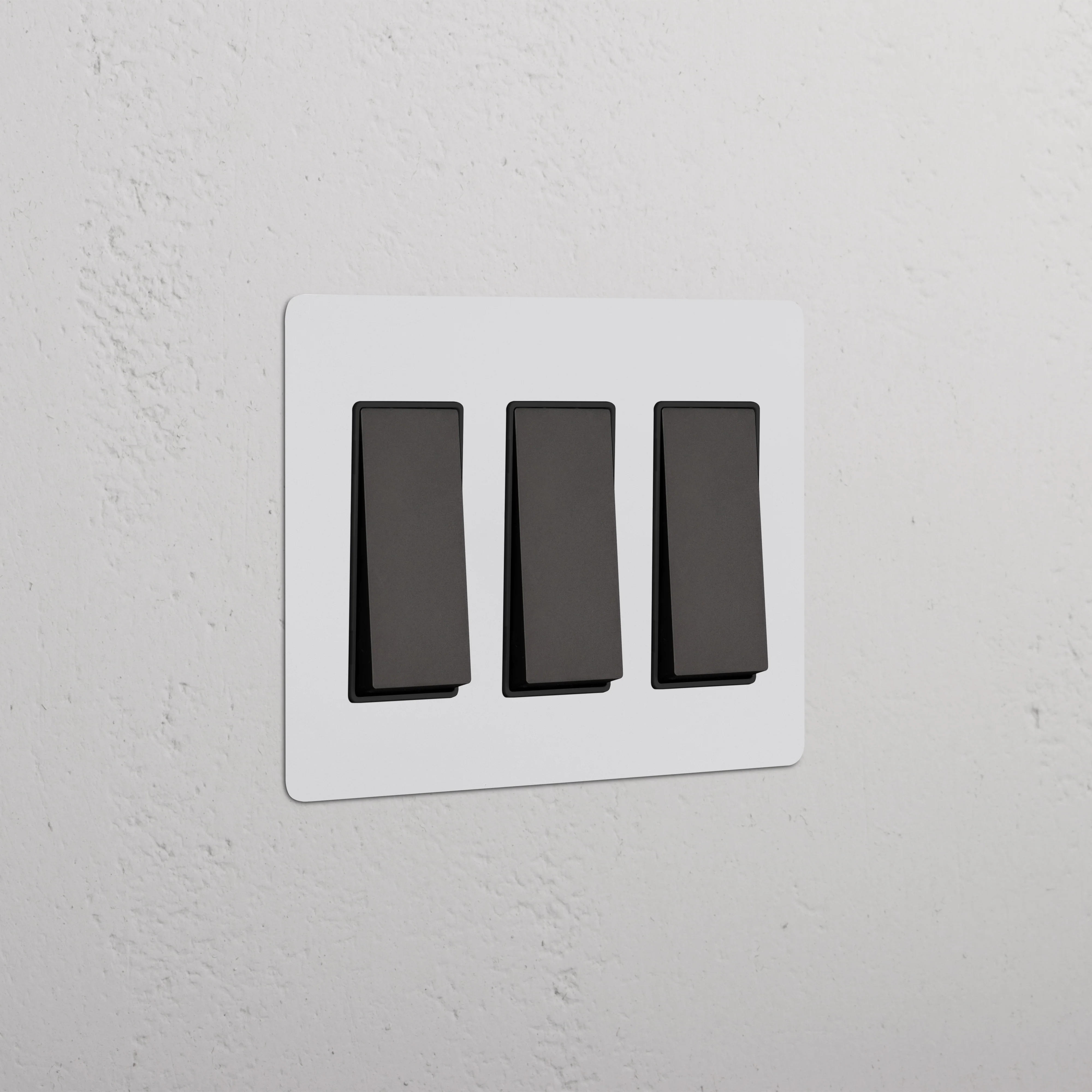 Kew 3G Rocker Switch - Paintable Bronze Black