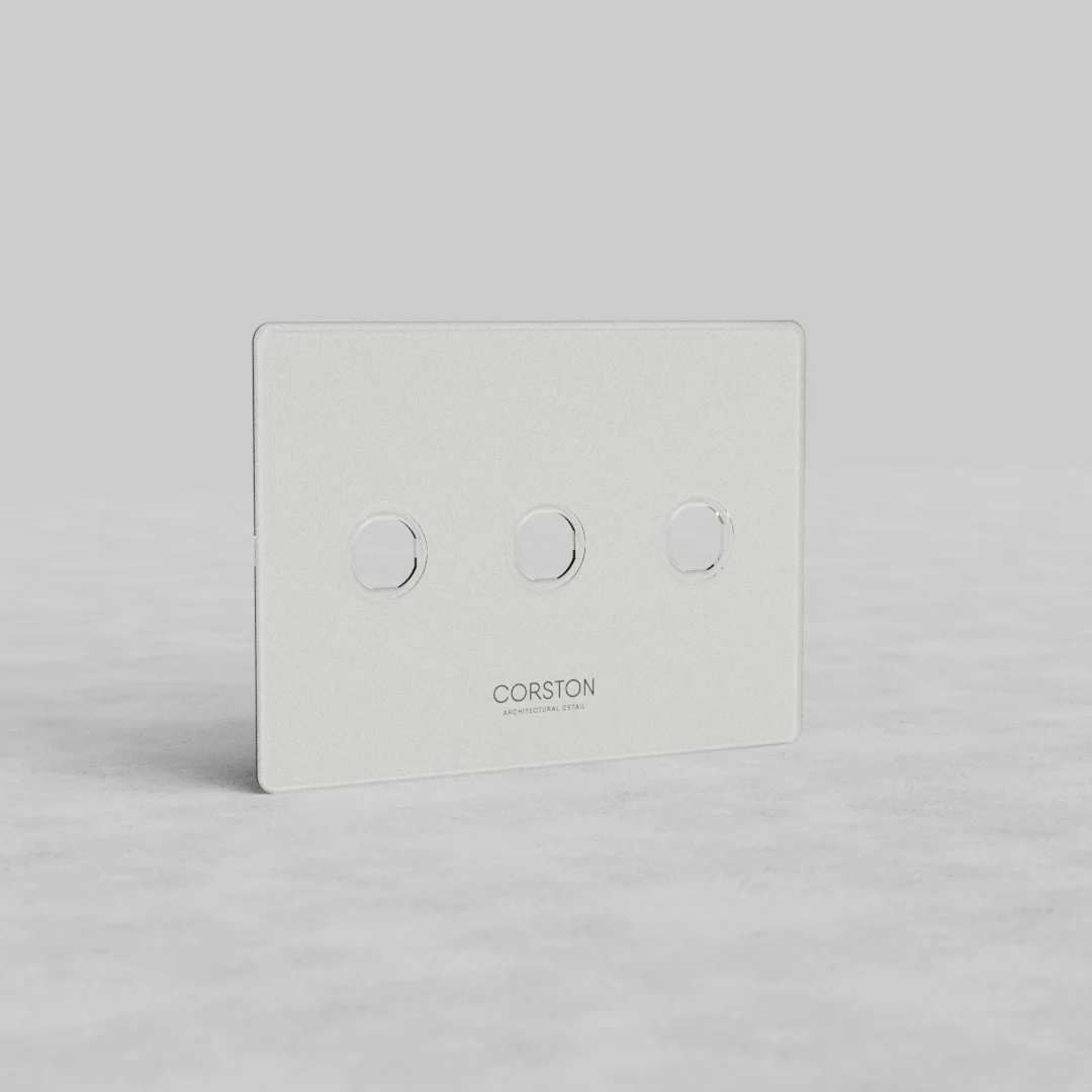Kew 3G Switch Plate - Clear