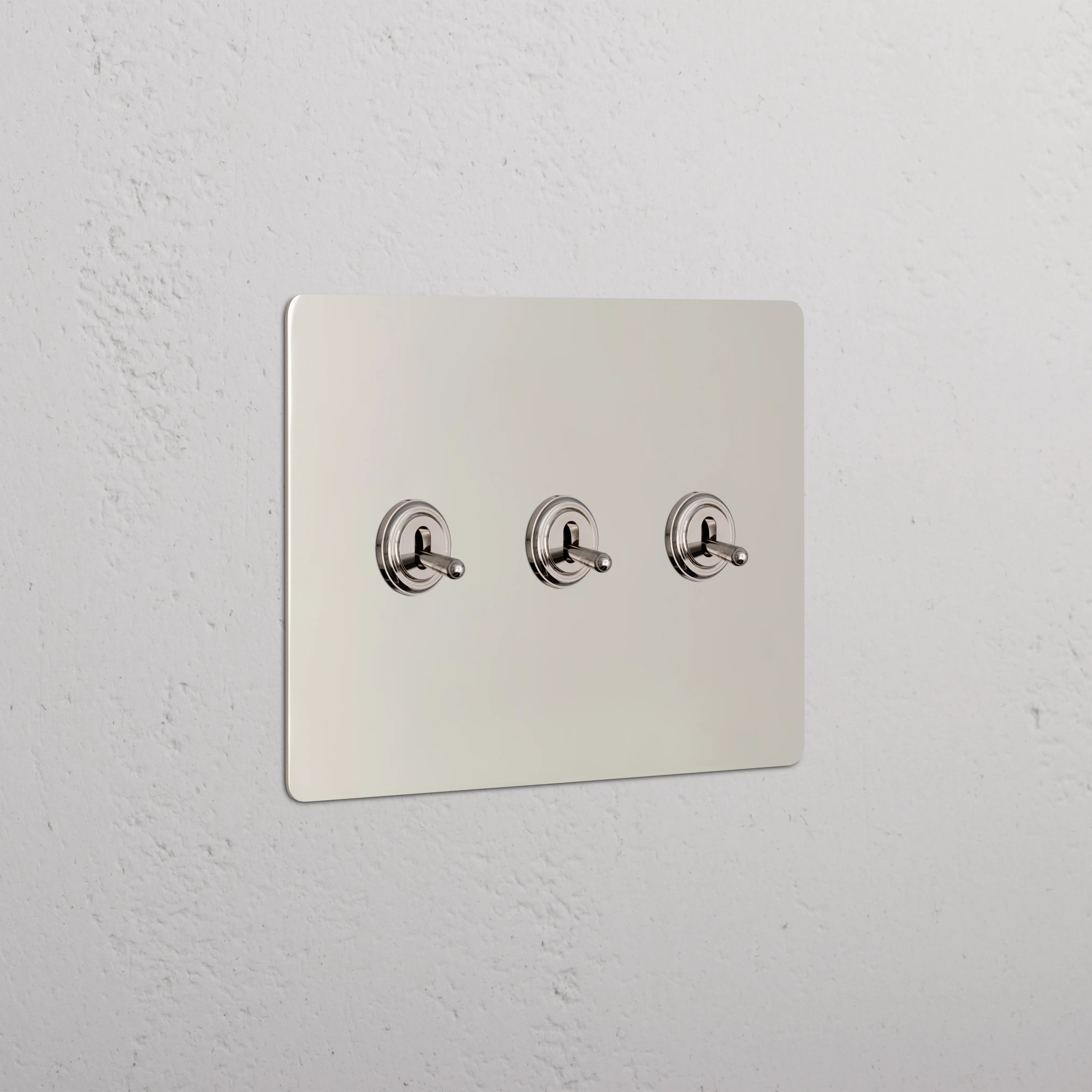 Kew 3G Toggle Switch - Polished Nickel
