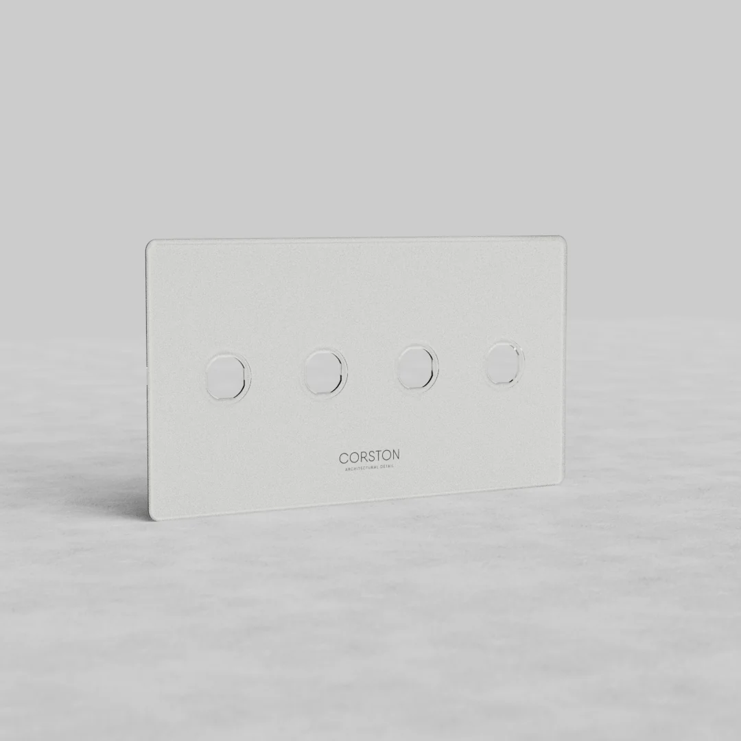 Kew 4G Switch Plate - Clear