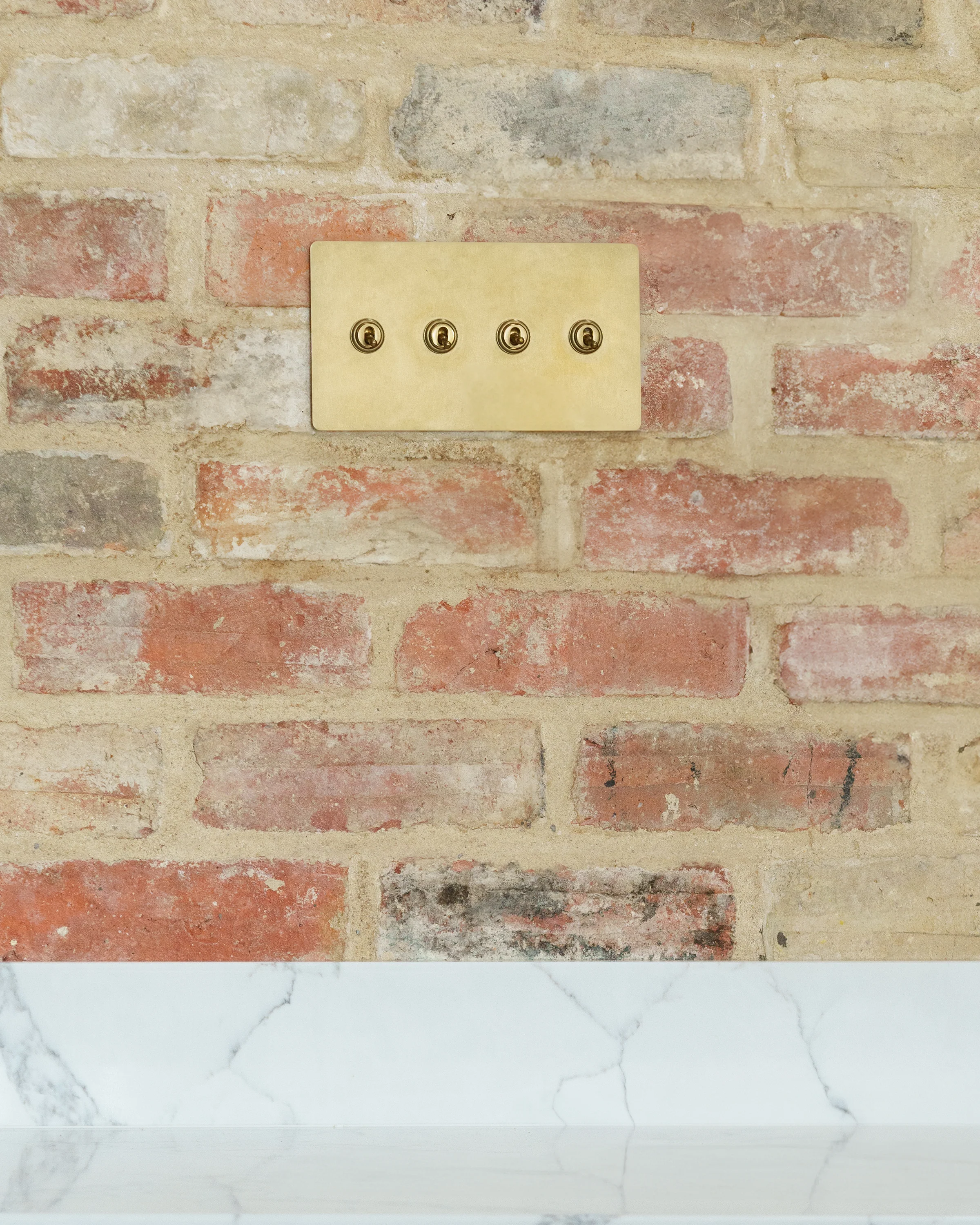 Kew 4G Toggle Switch - Antique Brass - Image 2