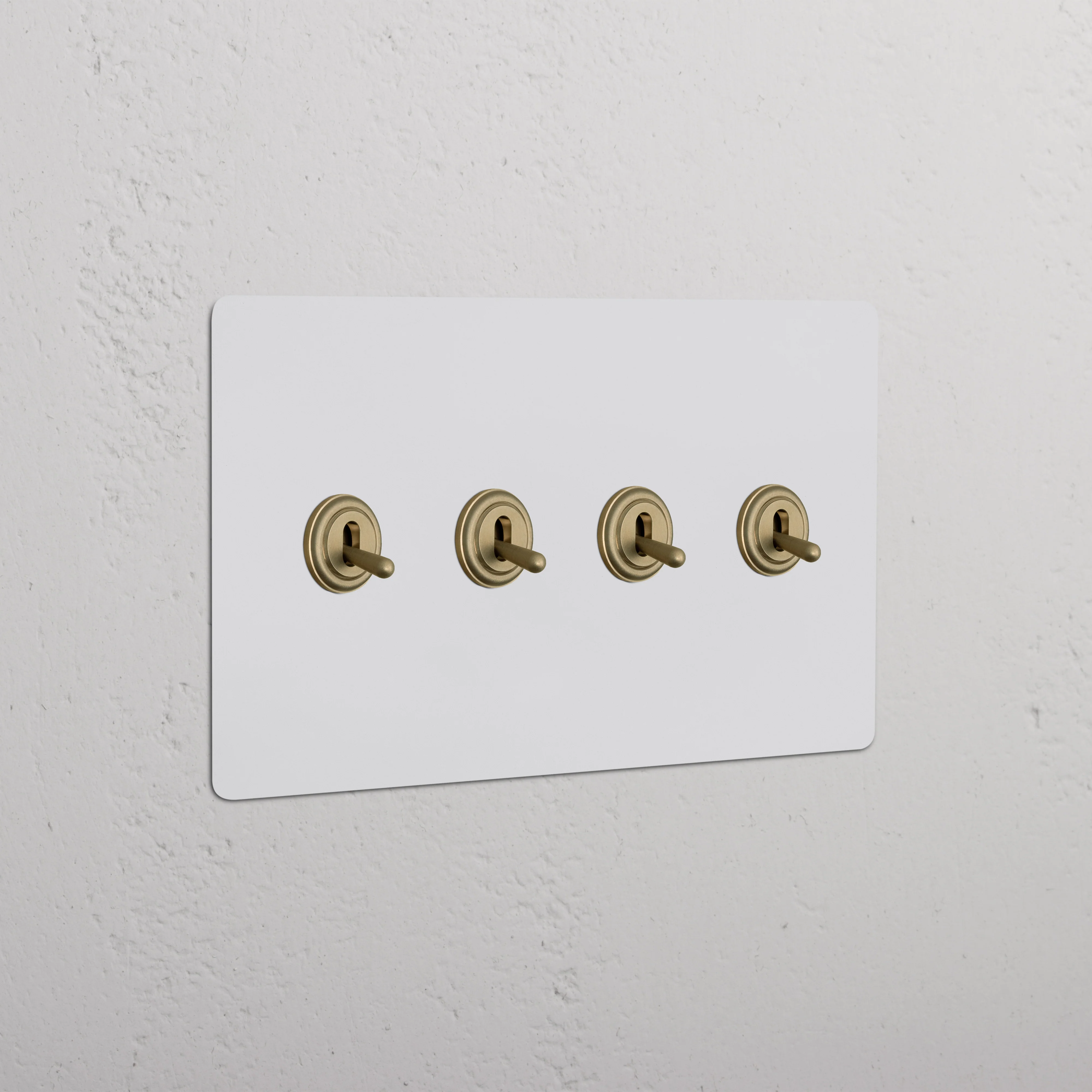 Kew 4G Toggle Switch - Paintable Antique Brass