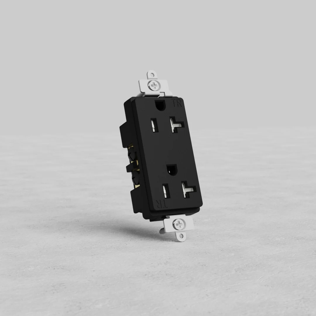 Power Outlet 20A - Black
