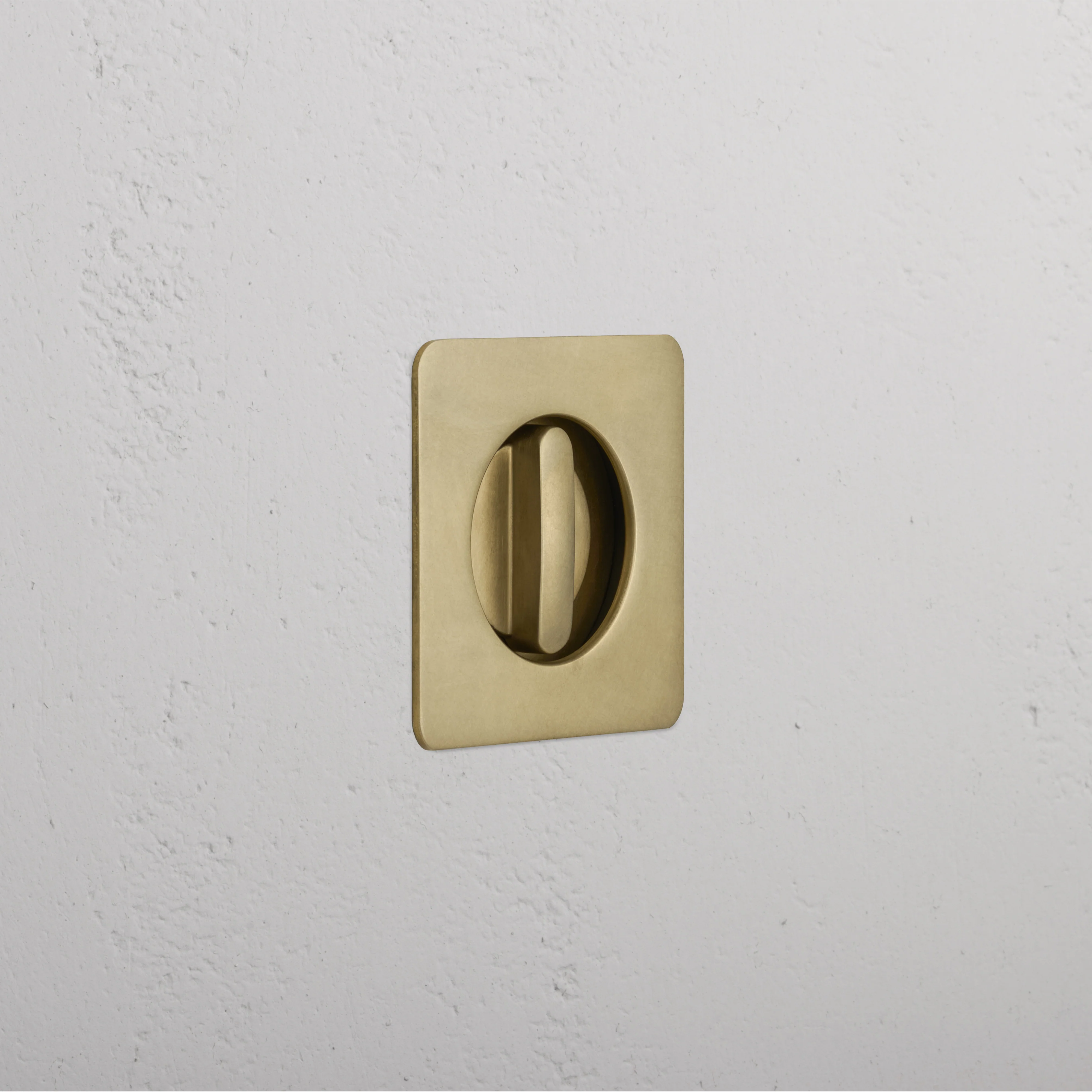 Regent Recessed Deadbolt - Antique Brass