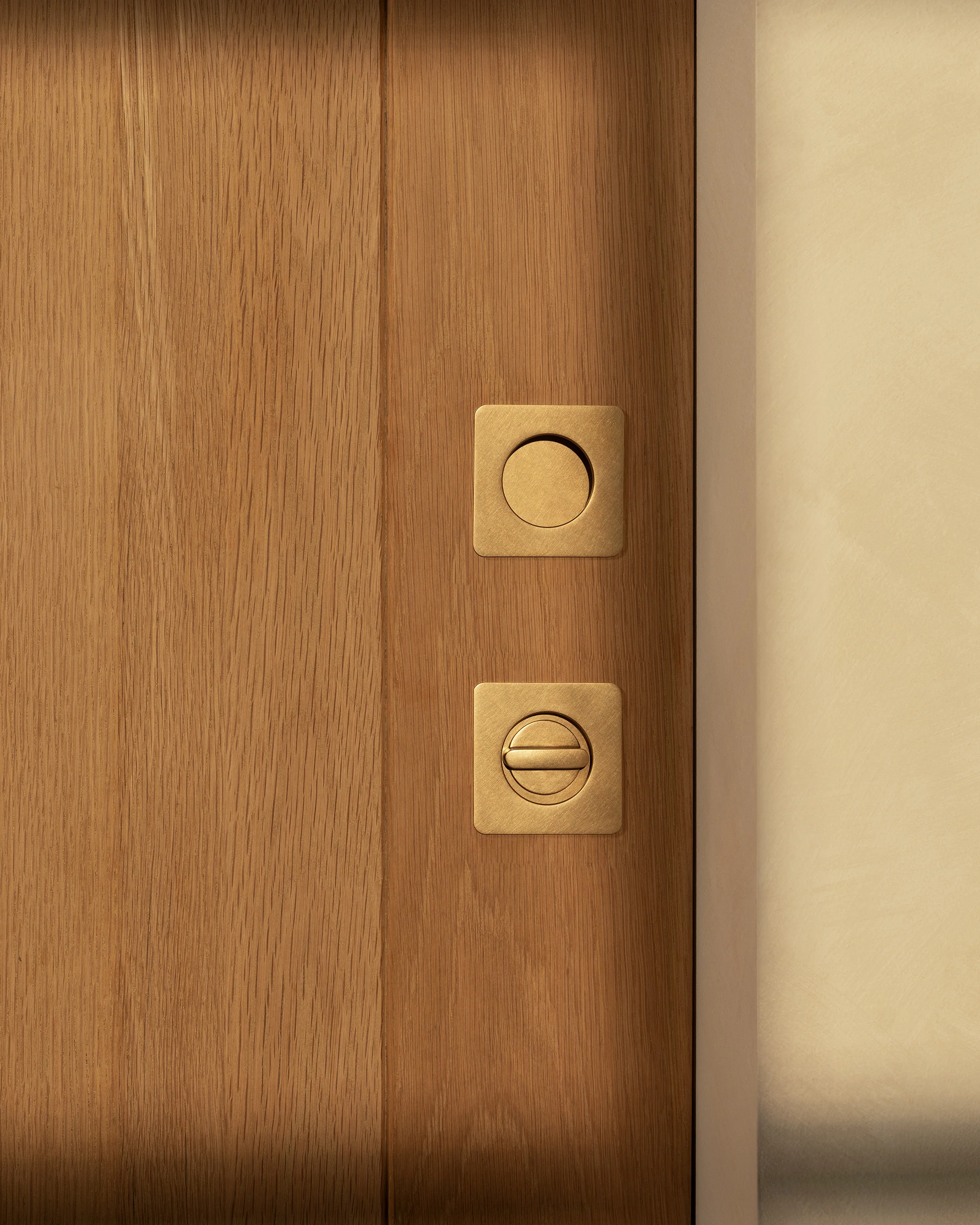 Regent Recessed Deadbolt - Antique Brass - Image 4